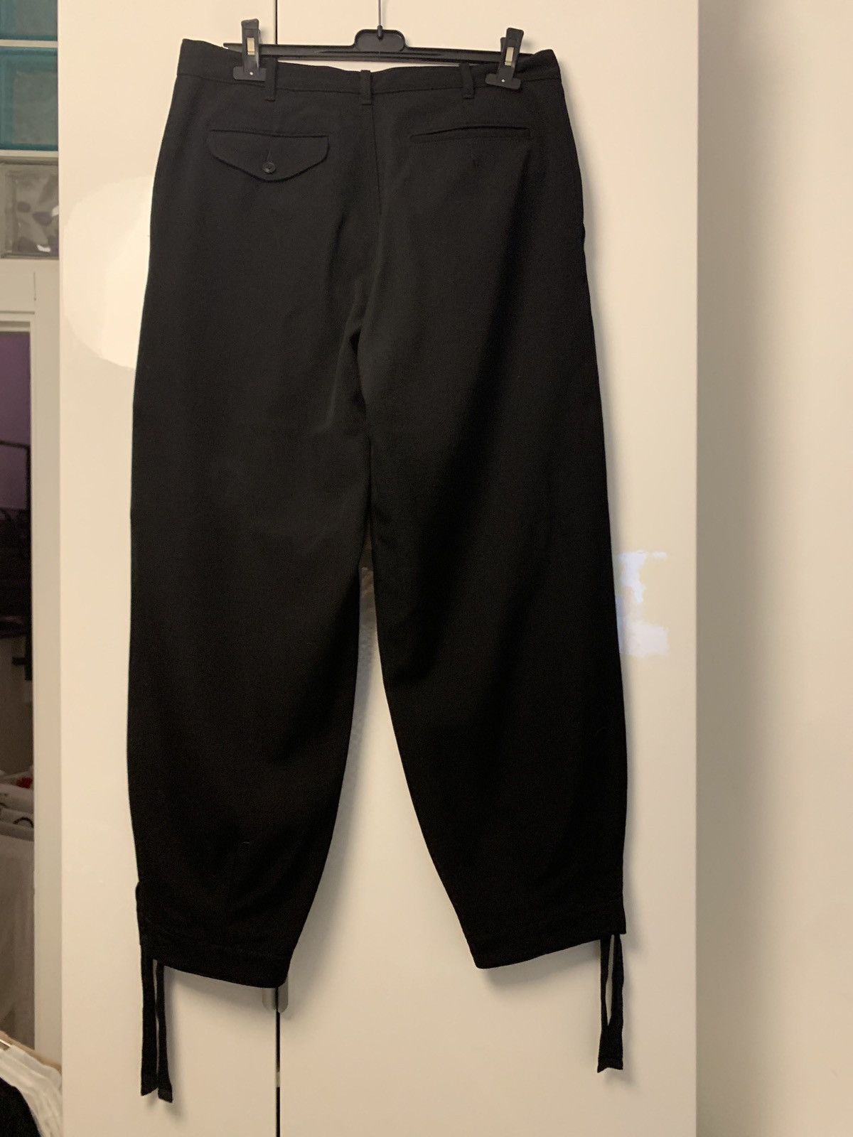 Comme des Garcons Homme Plus Black wide legs pants Size US 36 / EU 52 - 4 Thumbnail