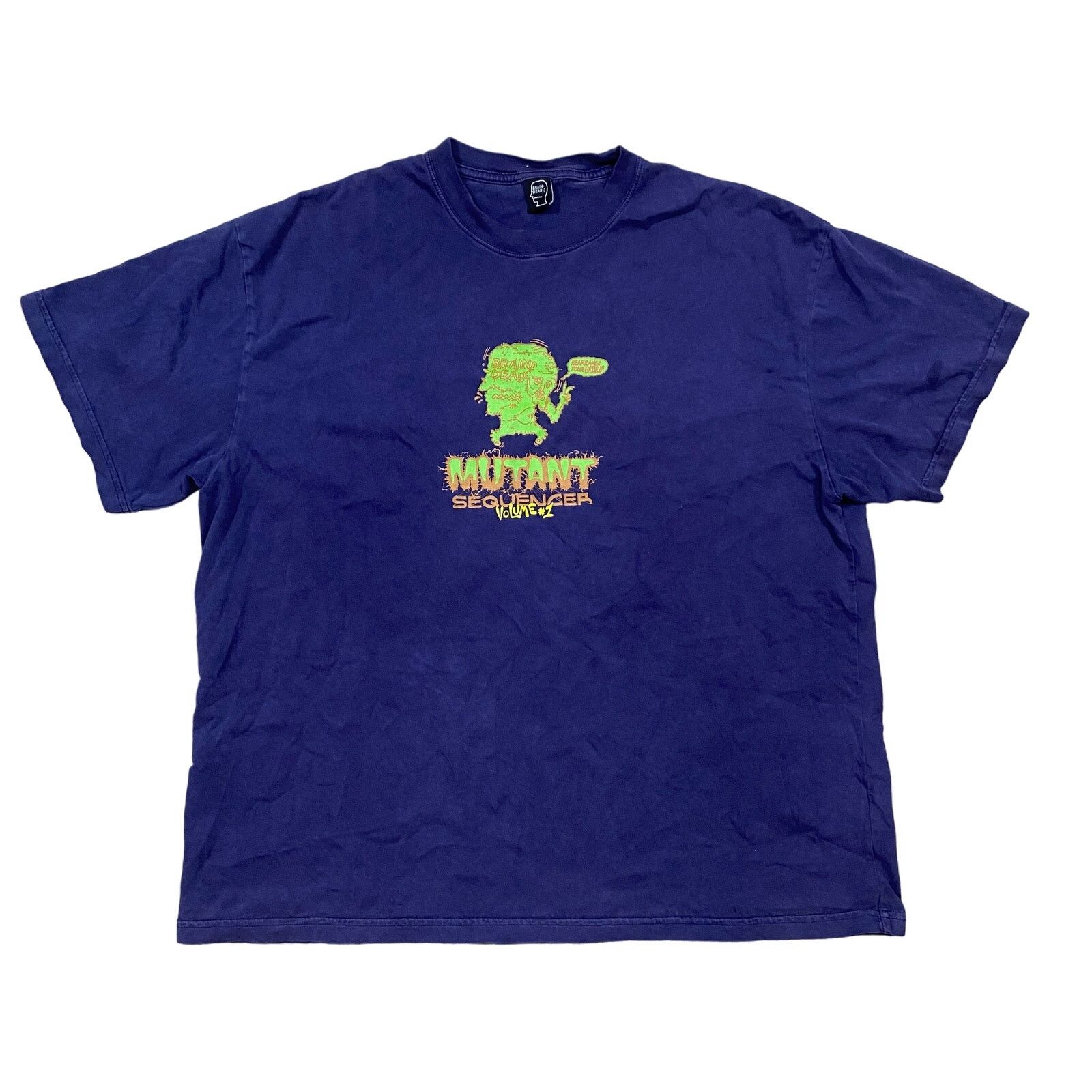 Brain Dead Mutant Sequencer Graphic T Shirt Men's L