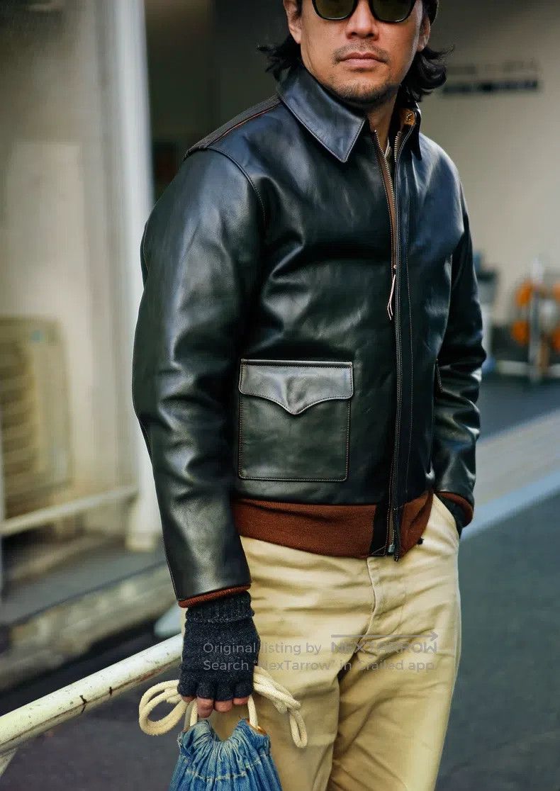 The Real McCoy's The Real McCoys Leather jacket Size US M / EU 48-50 / 2 - 1 Thumbnail