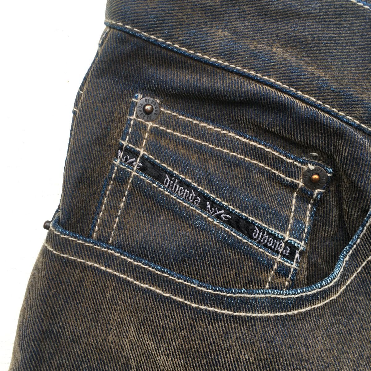 Japanese Brand × Vintage Crazy Vintage Dj Honda Denim Two Tones Jeans Size US 30 / EU 46 - 7 Thumbnail