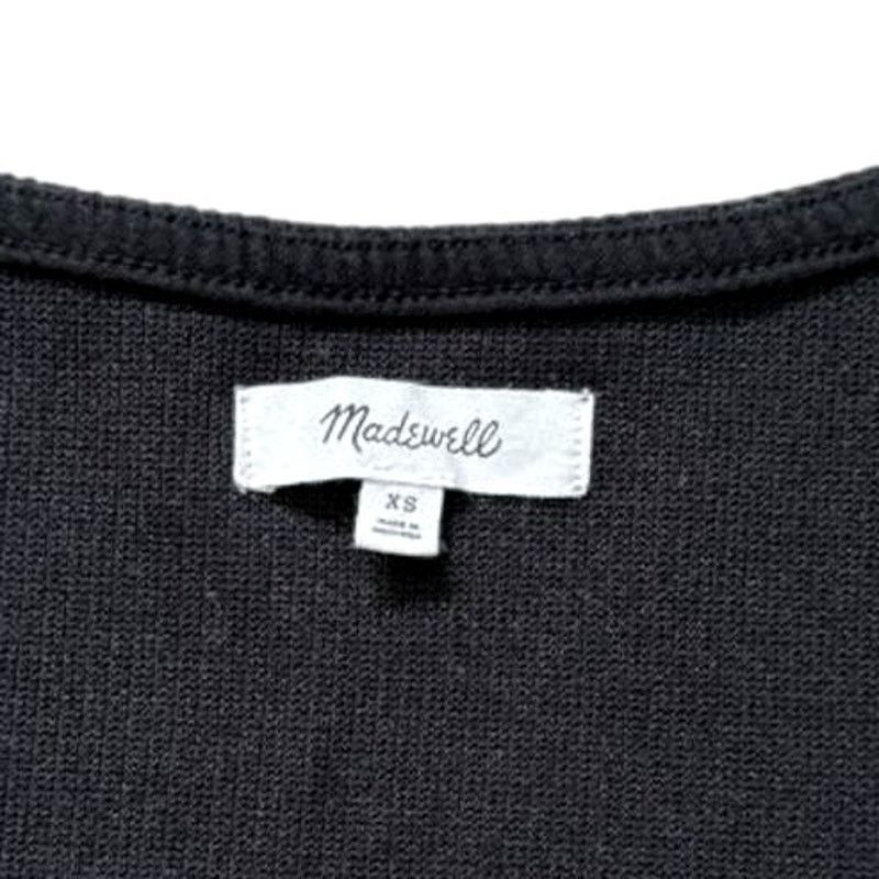 Madewell Madewell Black Sweater Top | Size XS Size XS / US 0-2 / IT 36-38 - 3 Thumbnail