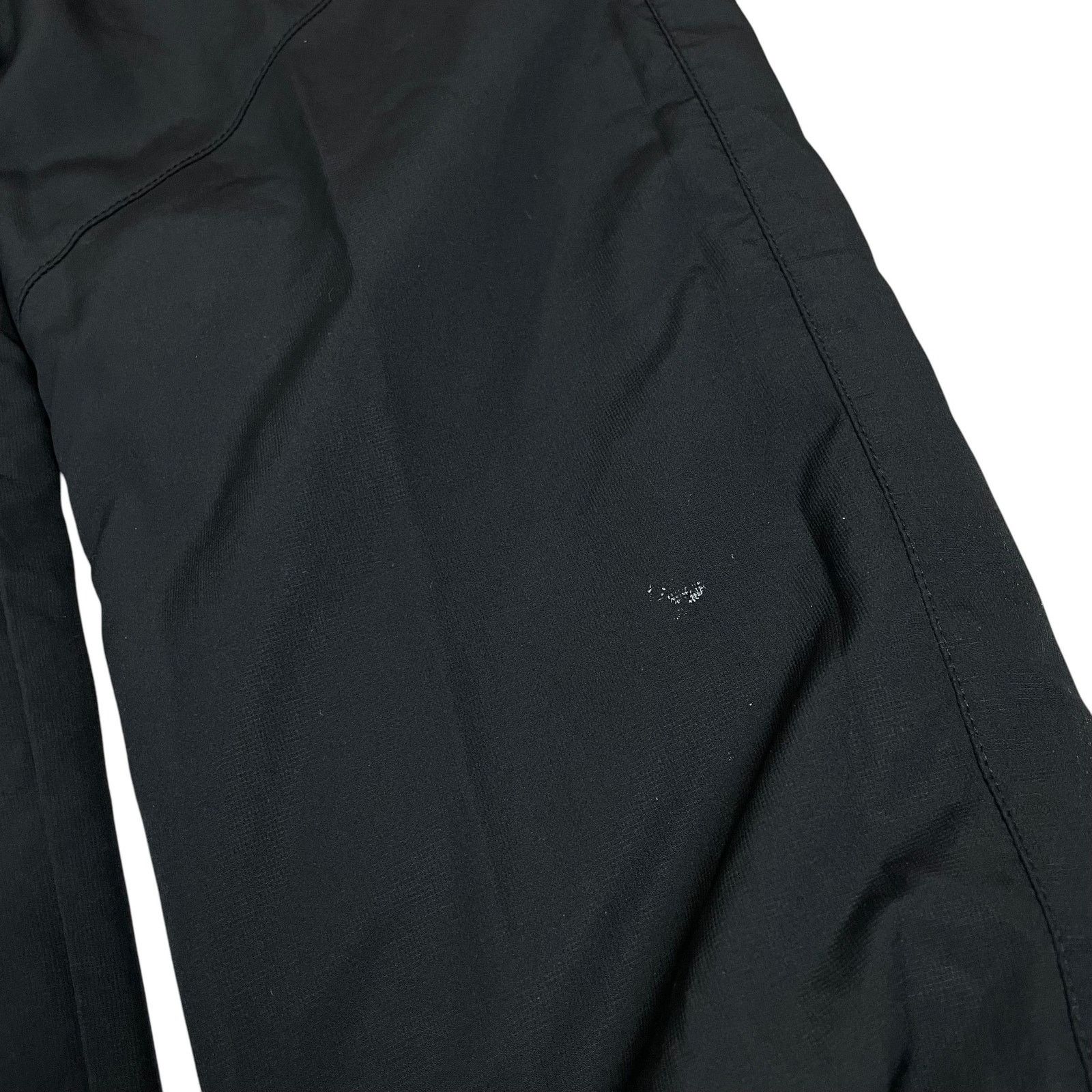 Nike × Vintage Nike Men's Black Solo Swoosh High-Rise Straight Track Pant M Size US 30 / EU 46 - 4 Thumbnail