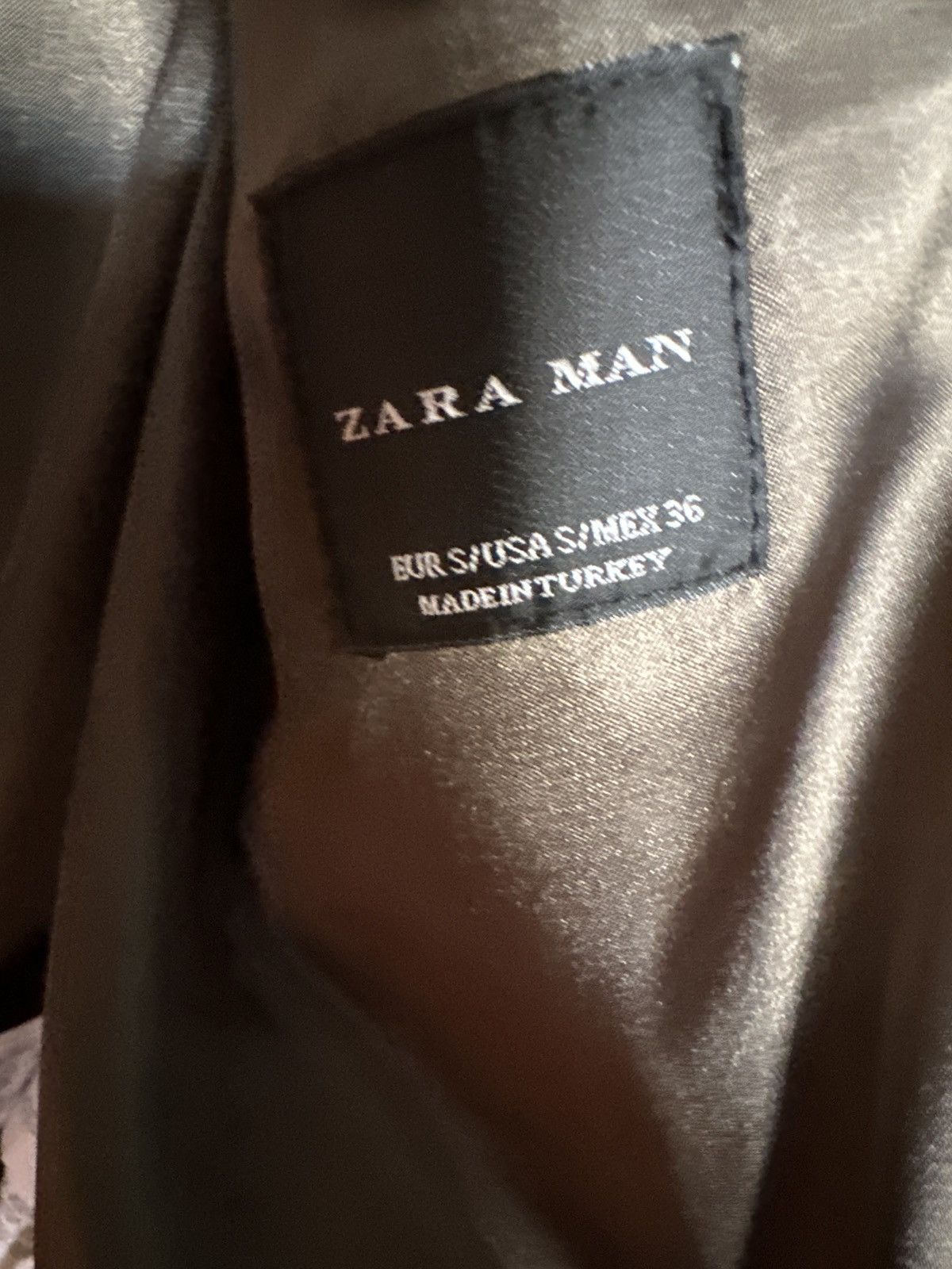 Zara Flower Print Blazer Size 36R - 3 Thumbnail