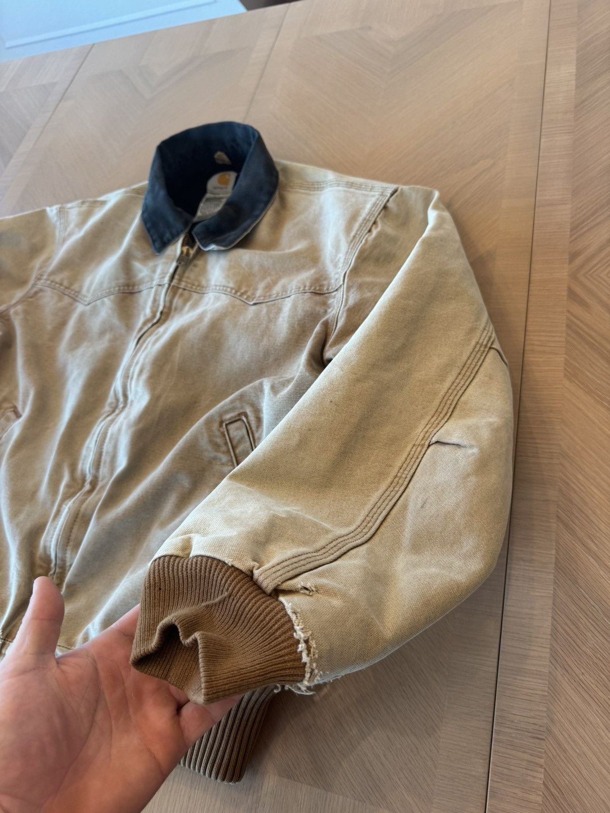 Carhartt × Vintage Vintage Tan Carhartt Santa Fe Size US L / EU 52-54 / 3 - 3 Thumbnail