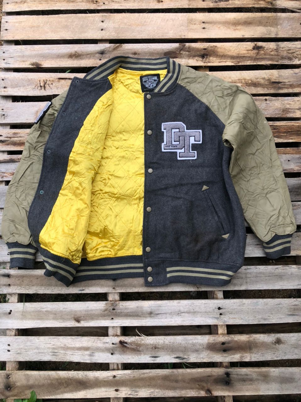 Dogtown Vintage 90s Dogtown Skaters Leather Varsity Jacket Size US XL / EU 56 / 4 - 3 Thumbnail