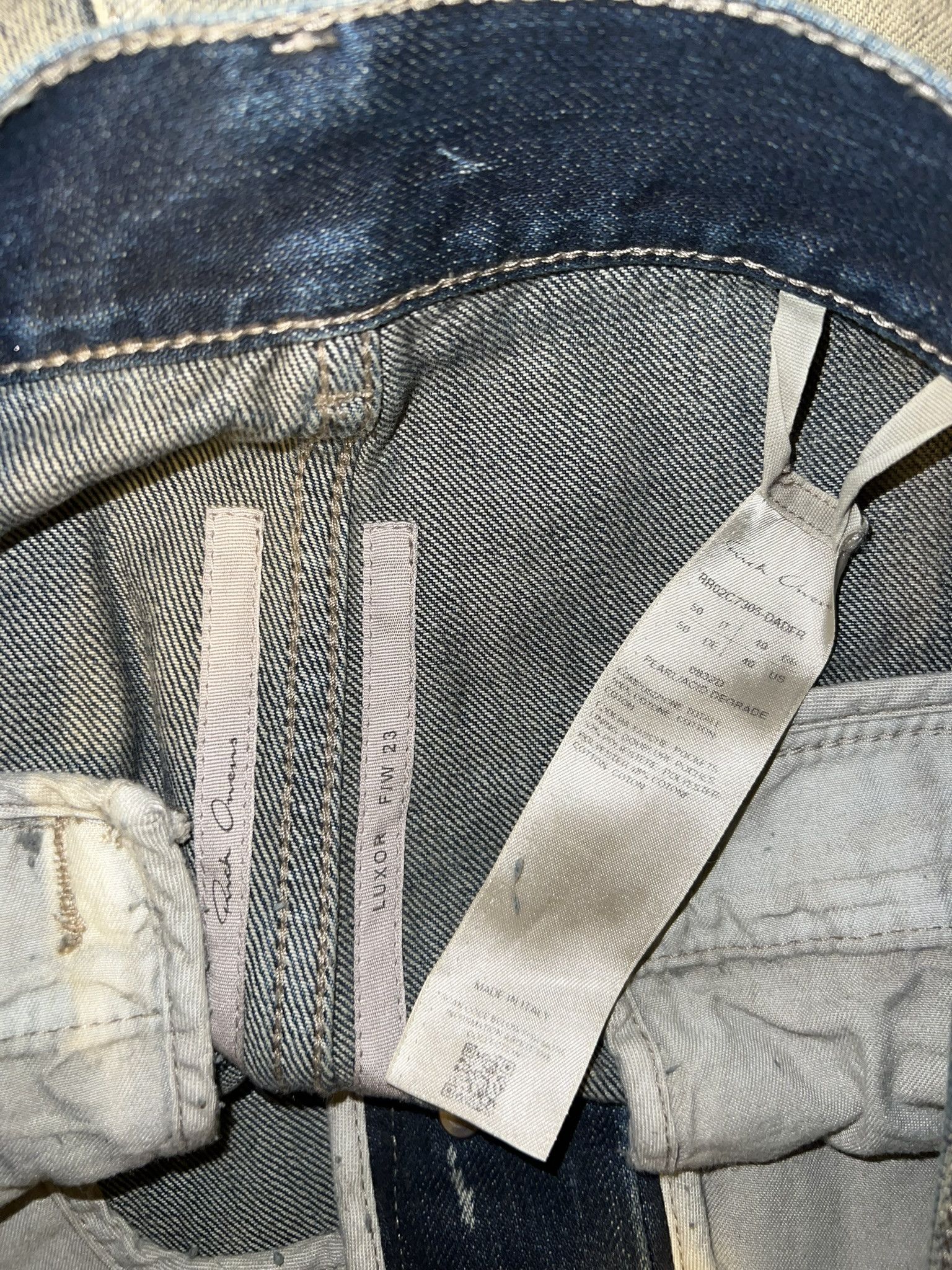 Rick Owens Rick Owens FW23 LUXOR Degrade Denim Bela sz 50 Size US 34 / EU 50 - 7 Thumbnail