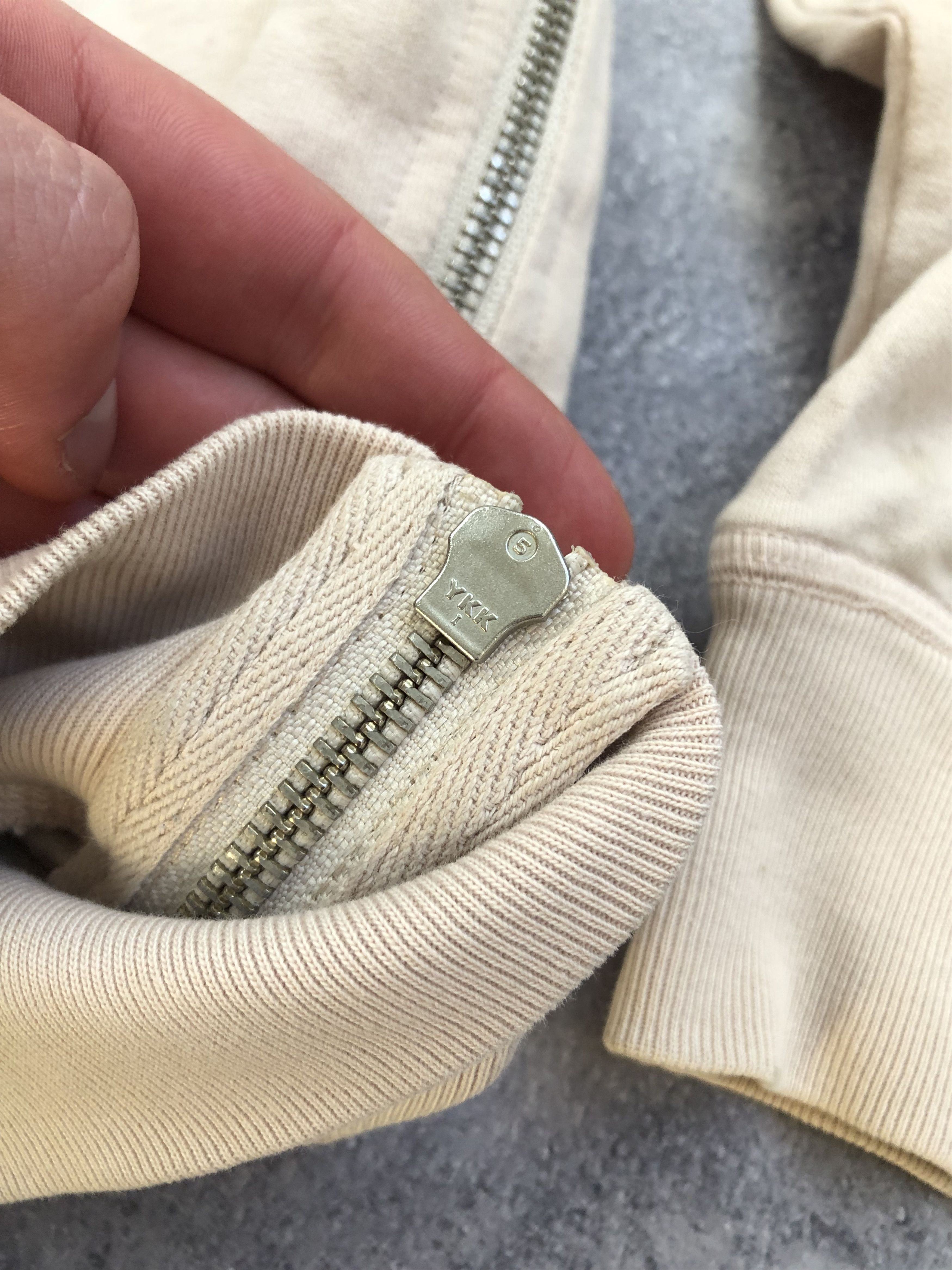 Allsaints ALLSAINTS Avantgarde Zip Sweatshirt Beige Streetwear S Size Size US S / EU 44-46 / 1 - 8 Thumbnail