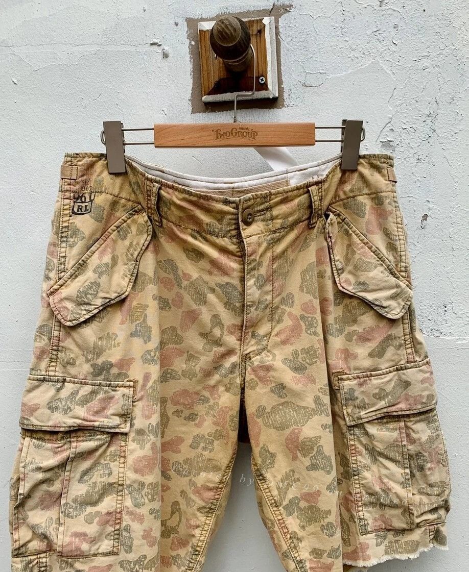 RRL Ralph Lauren Ralph Lauren Denim Supply Duck Camo Cargo Shorts Size US 30 / EU 46 - 1 Thumbnail