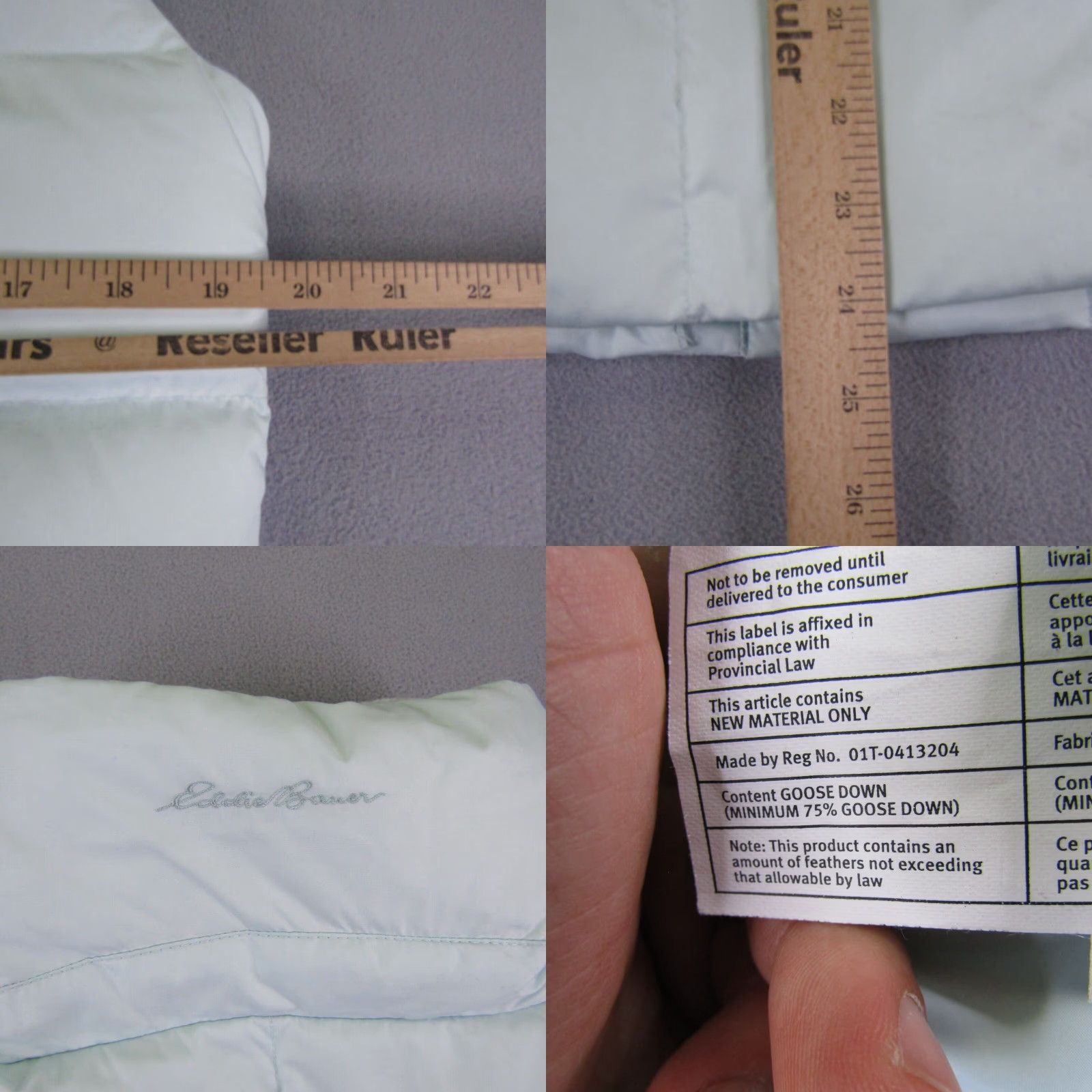 Eddie Bauer Eddie Bauer Vest Medium Blue Premium Goose Down 700 Fill Power Puffer Womens Size M / US 6-8 / IT 42-44 - 8 Thumbnail