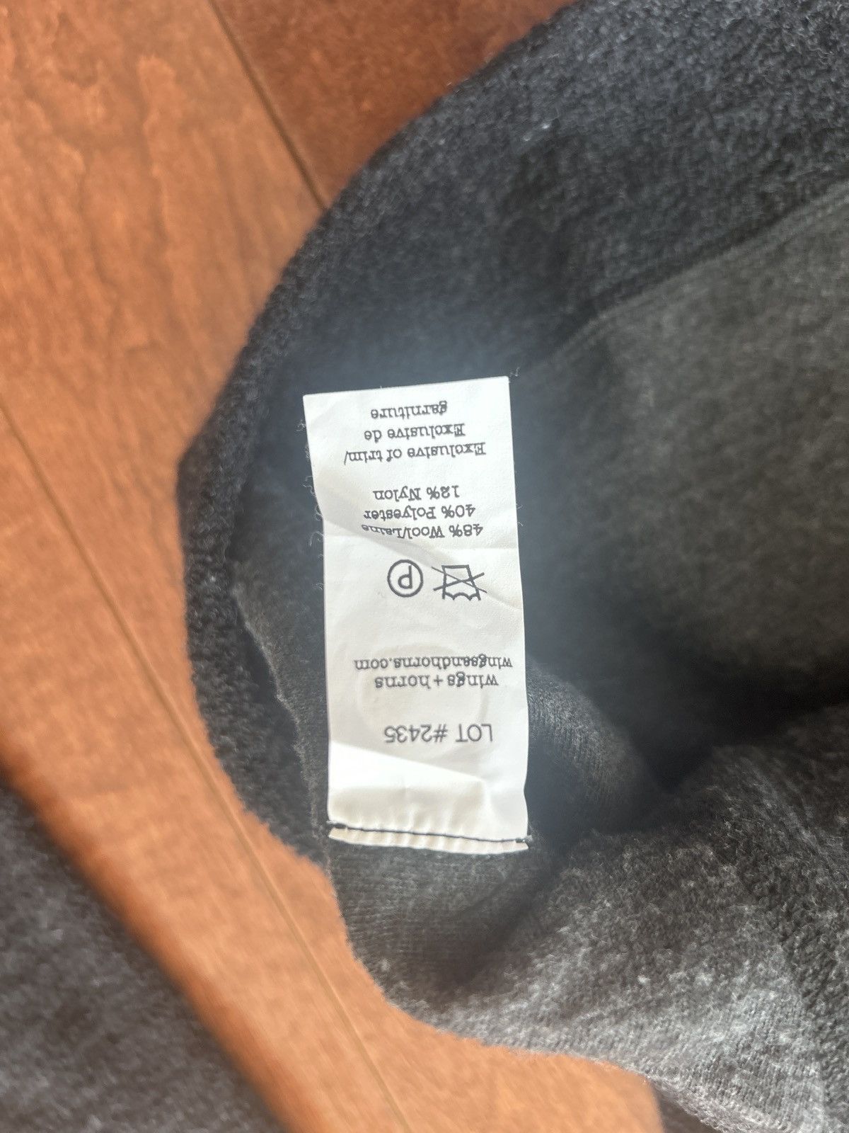 Wings + Horns Wings + Horns Wool Hoodie Size US L / EU 52-54 / 3 - 5 Thumbnail