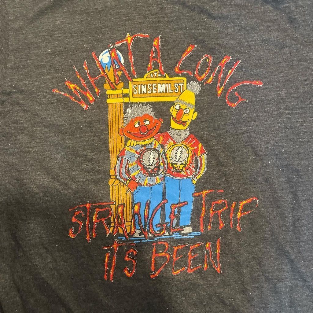 Ripple Junction Grateful Dead Sesame Street "What a long trip" vtg size M Size US M / EU 48-50 / 2 - 2 Thumbnail