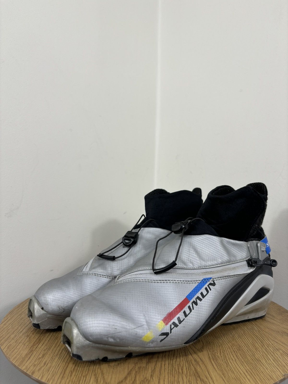 Salomon Salomon Men’s Gray Racing SNS Profil Outdoor Ski Boots Size US 9.5 / EU 42-43 - 12 Thumbnail