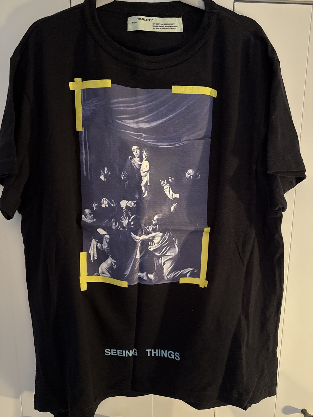 Off-White Off white Caravaggio short sleeve “SEEING THINGS” Size US L / EU 52-54 / 3 - 1 Thumbnail