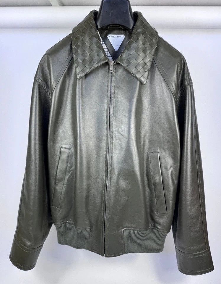 Bottega Veneta Bottega Veneta Leather Jacket Size US L / EU 52-54 / 3 - 1 Thumbnail