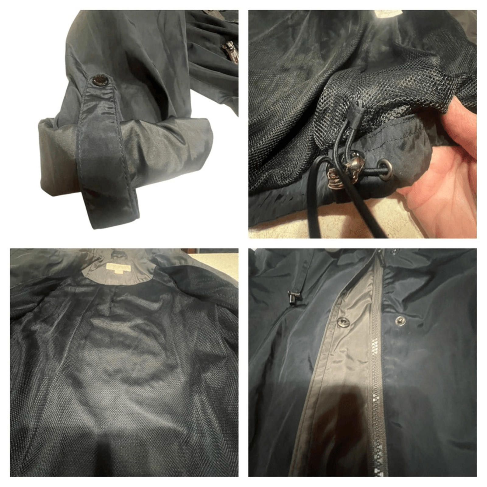 Michael Kors Michael Kors Windbreaker Jacket Sz S black Black/Gray Size S / US 4 / IT 40 - 8 Thumbnail