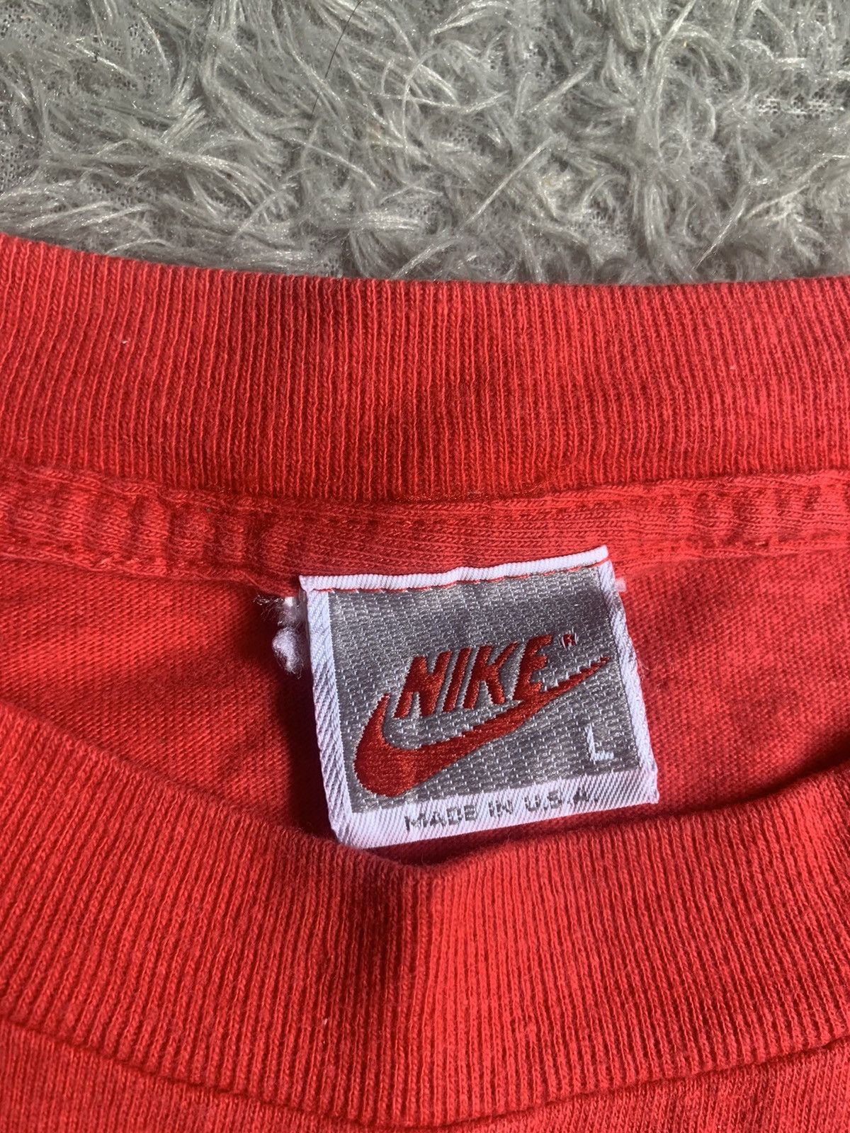 Nike × Sports Specialties × Vintage Vintage 90s Nike Seafirst Sonic Jammin Hoop Camp Tee Size US M / EU 48-50 / 2 - 3 Thumbnail