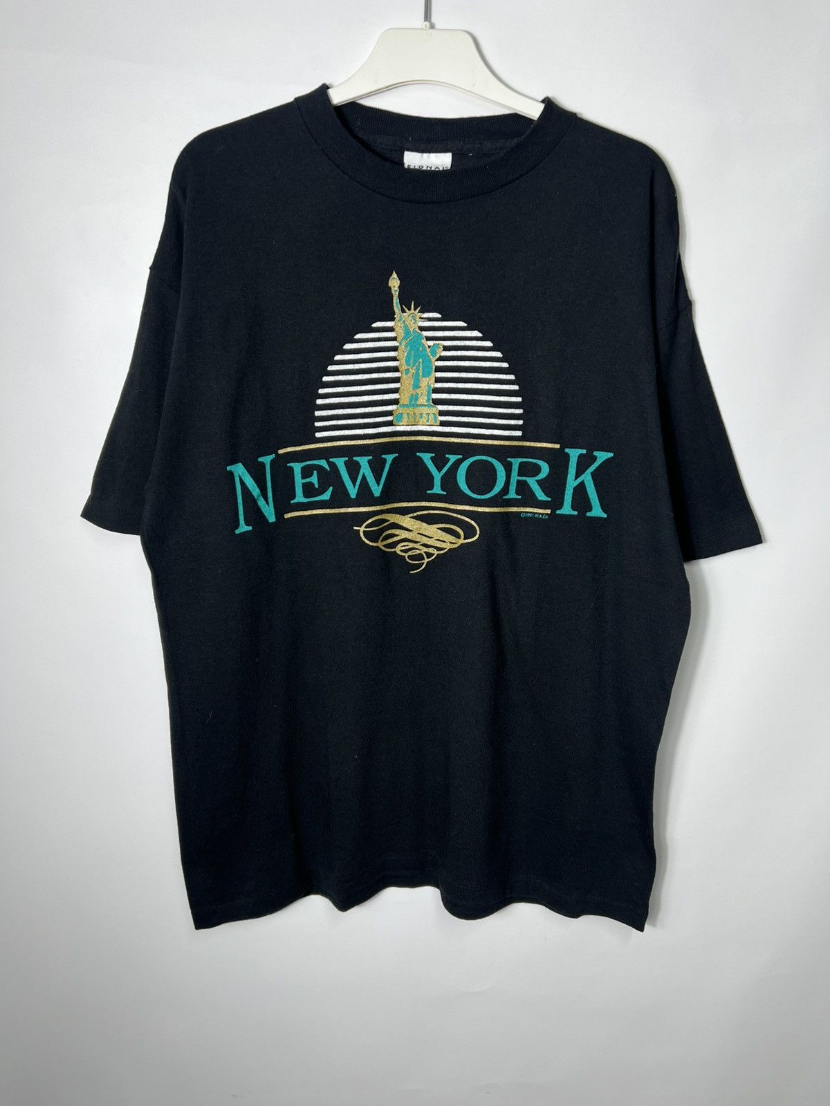 Vintage Vintage streetwear y2k New York 1990s Graphic T-shirt Size US L / EU 52-54 / 3 - 1 Thumbnail