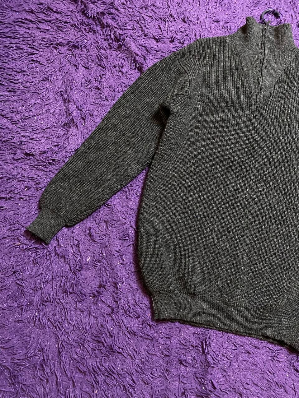 Barbour Barbour 100% Wool Tyne Zip Neck Sweater Size XL Size US XL / EU 56 / 4 - 6 Thumbnail