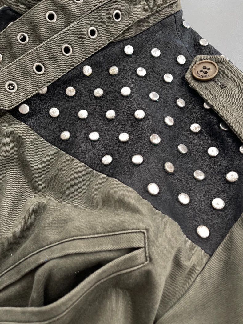Saint Laurent Paris Saint Laurent Paris Military green button studded patchwork Size US S / EU 44-46 / 1 - 5 Thumbnail