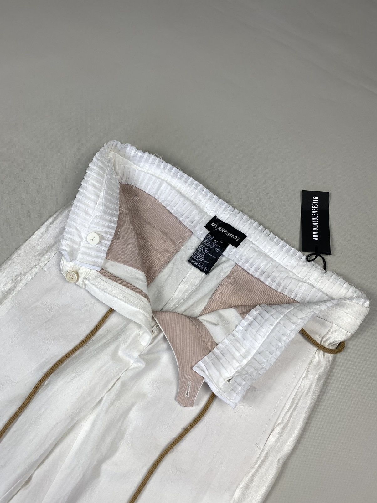 Ann Demeulemeester BNWT! Ann Demeulemeester cropped dress pants trousers Size 27" / US 4 / IT 40 - 15 Thumbnail