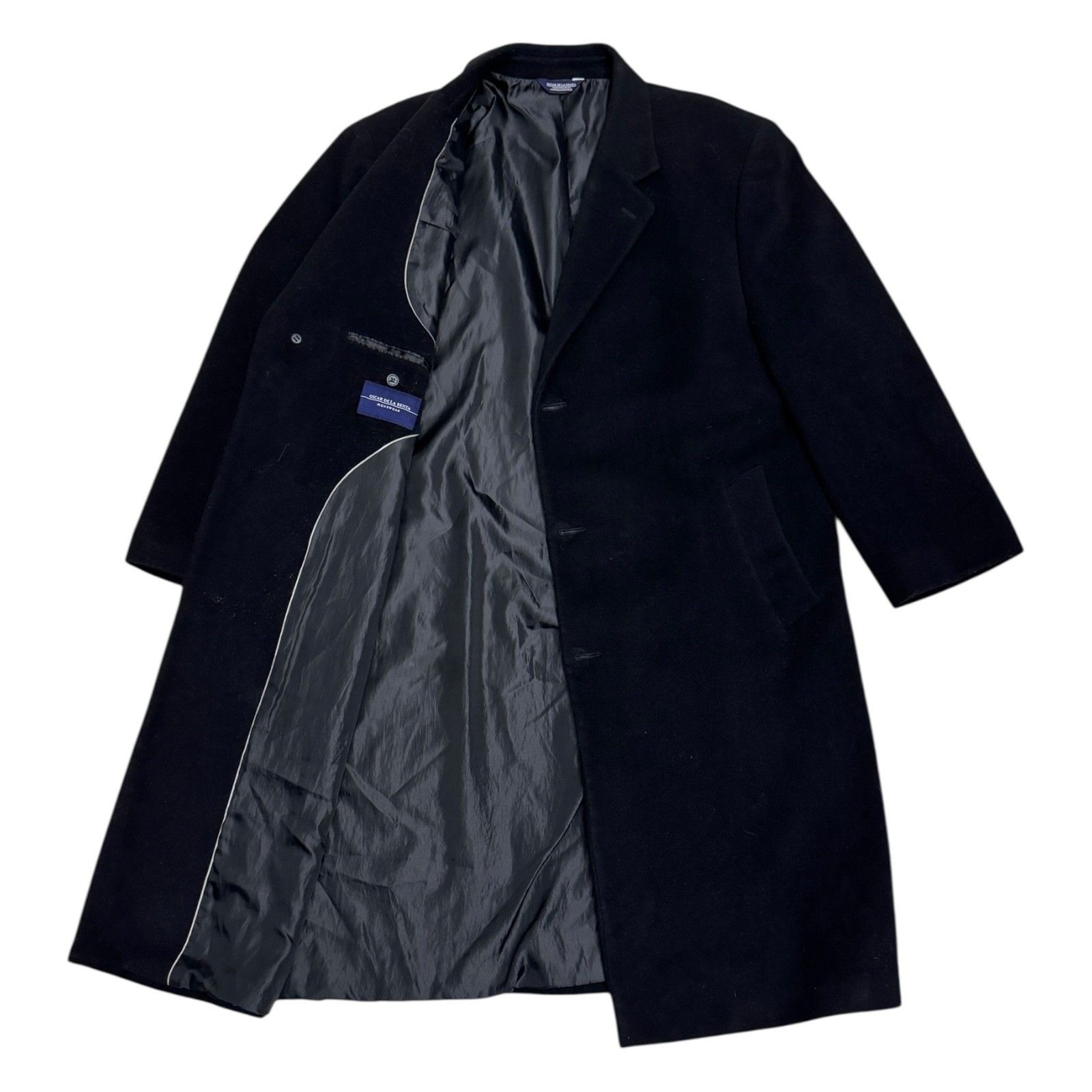 Oscar De La Renta OSCAR DE LA RENTA Vintage Luxury WOOL CASHMERE Pea Coat 44S Size US XL / EU 56 / 4 - 2 Thumbnail