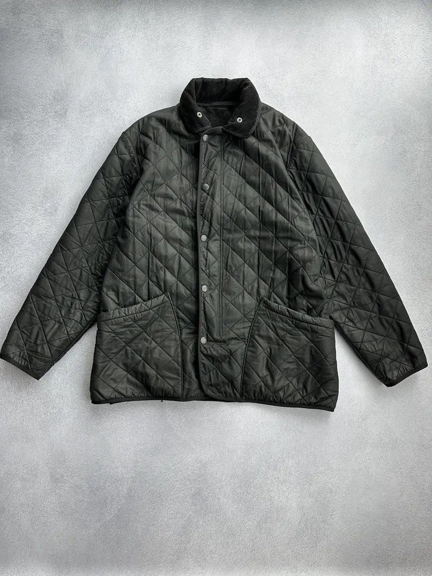 Vintage Barbour Polarquilt Black Jacket