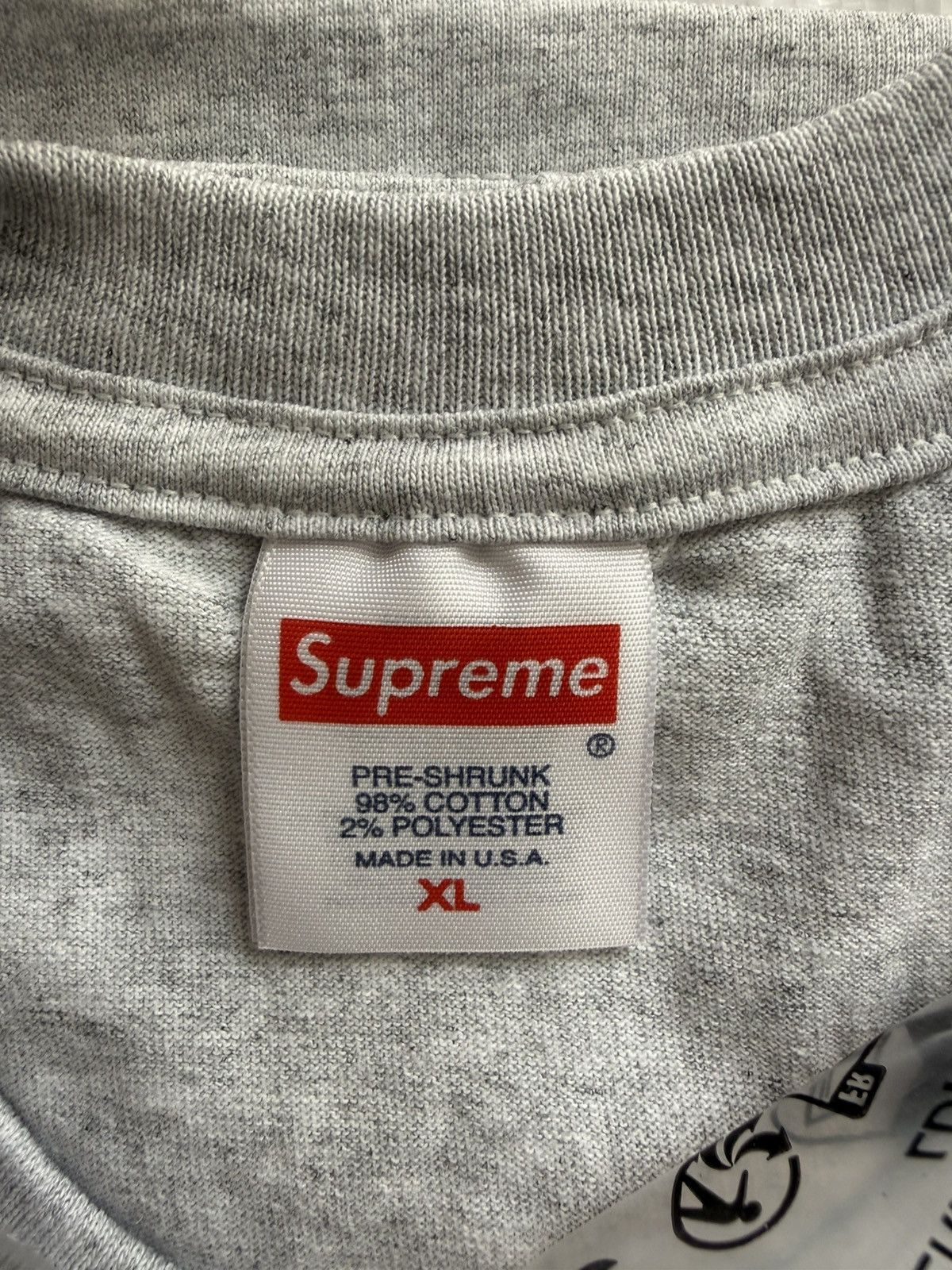 Supreme Supreme Pinline Tee SS24 NWT Size US XL / EU 56 / 4 - 5 Thumbnail