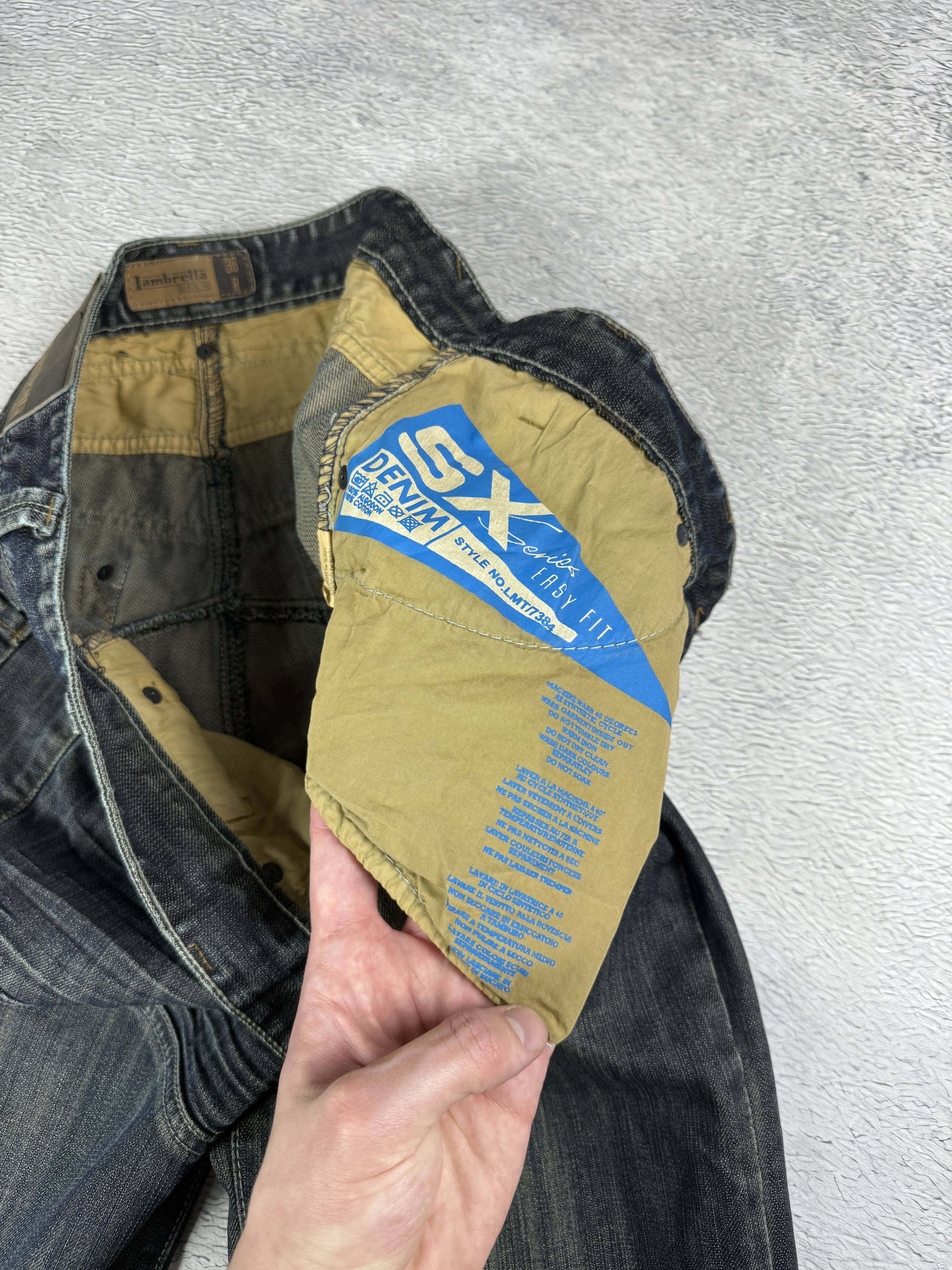 JNCO Lambretta Jeans Vintage Easy Fit Straight Leg Streetwear Size US 38 / EU 54 - 11 Thumbnail