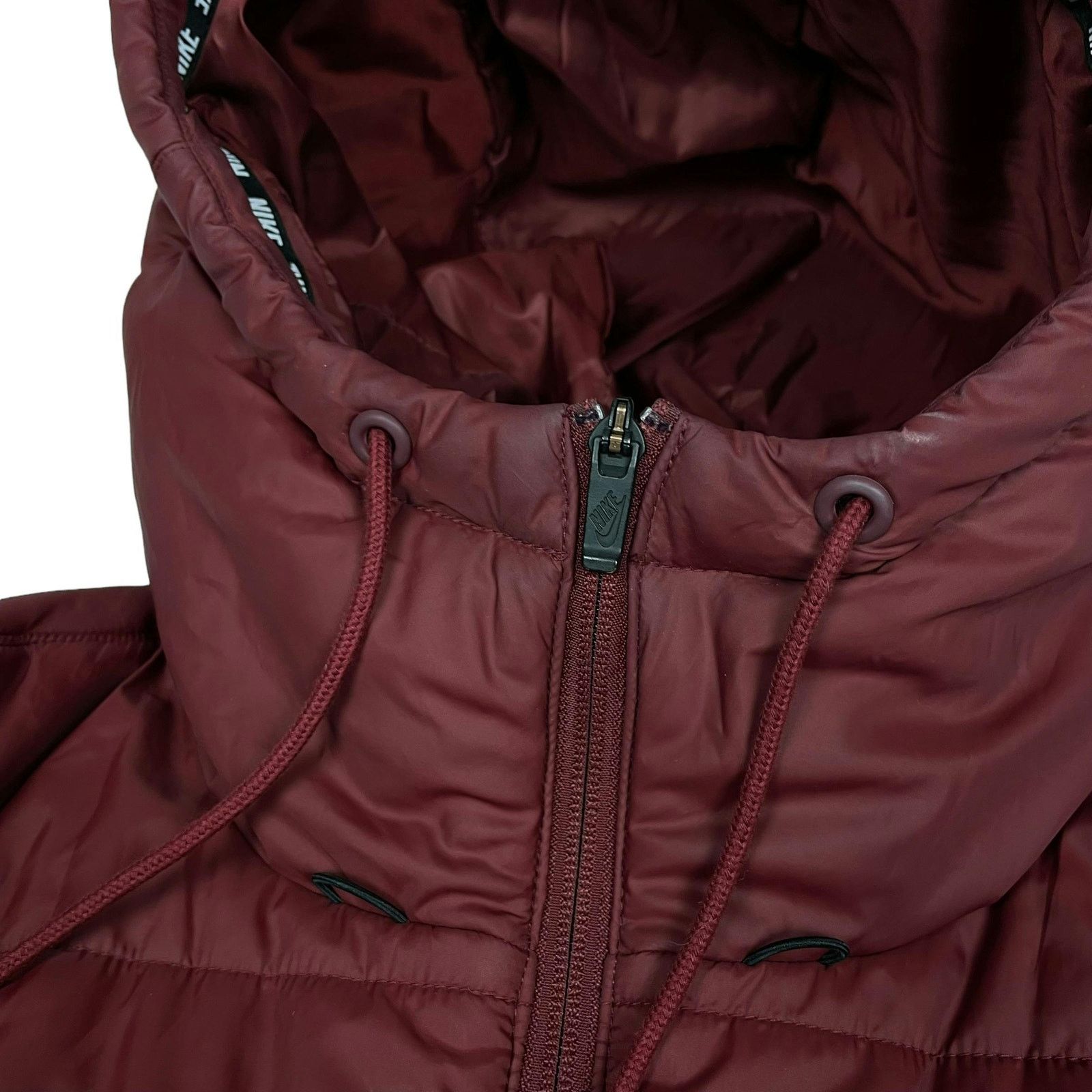 Nike Nike Sportswear Women's Maroon Synthetic Fill Puffer Coat XS Size XS / US 0-2 / IT 36-38 - 4 Thumbnail
