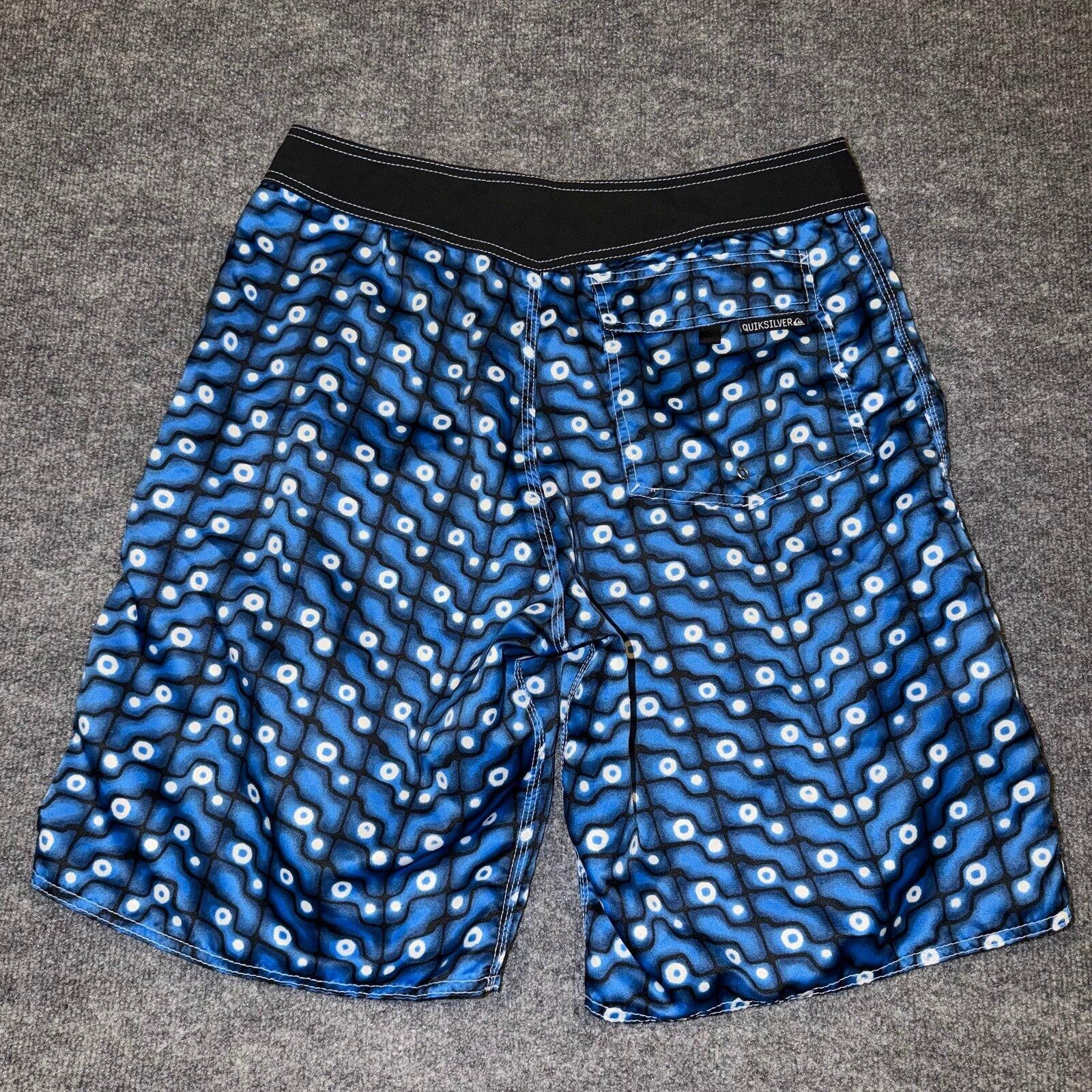 Quiksilver Quiksilver Blue Surf Board Shorts Mens LG VTG Y2K 90s Rare Size US 34 / EU 50 - 5 Thumbnail