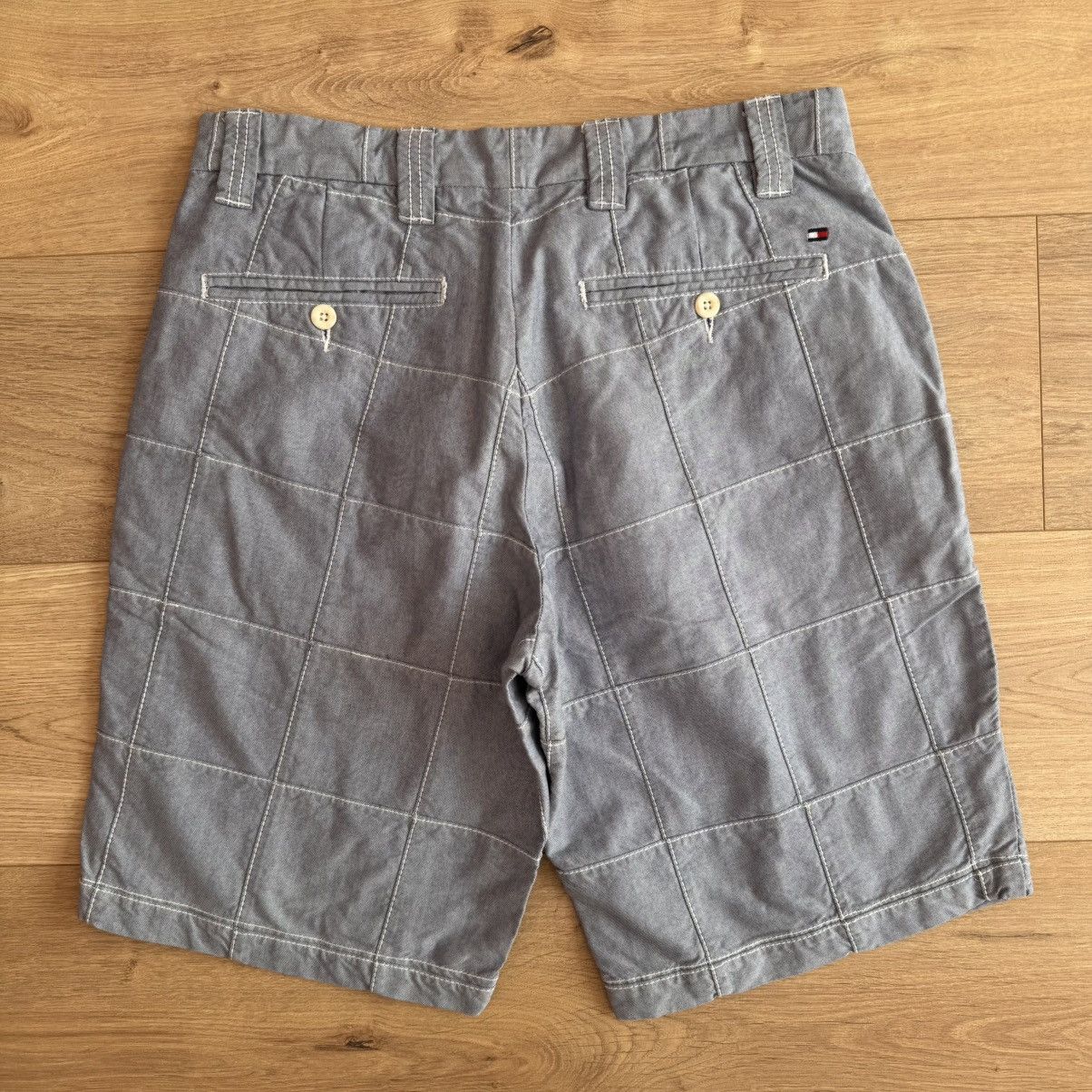 Tommy Hilfiger Tommy Hilfiger Gray Plaid Cotton Chino Shorts Grid Pattern Size US 32 / EU 48 - 9 Thumbnail