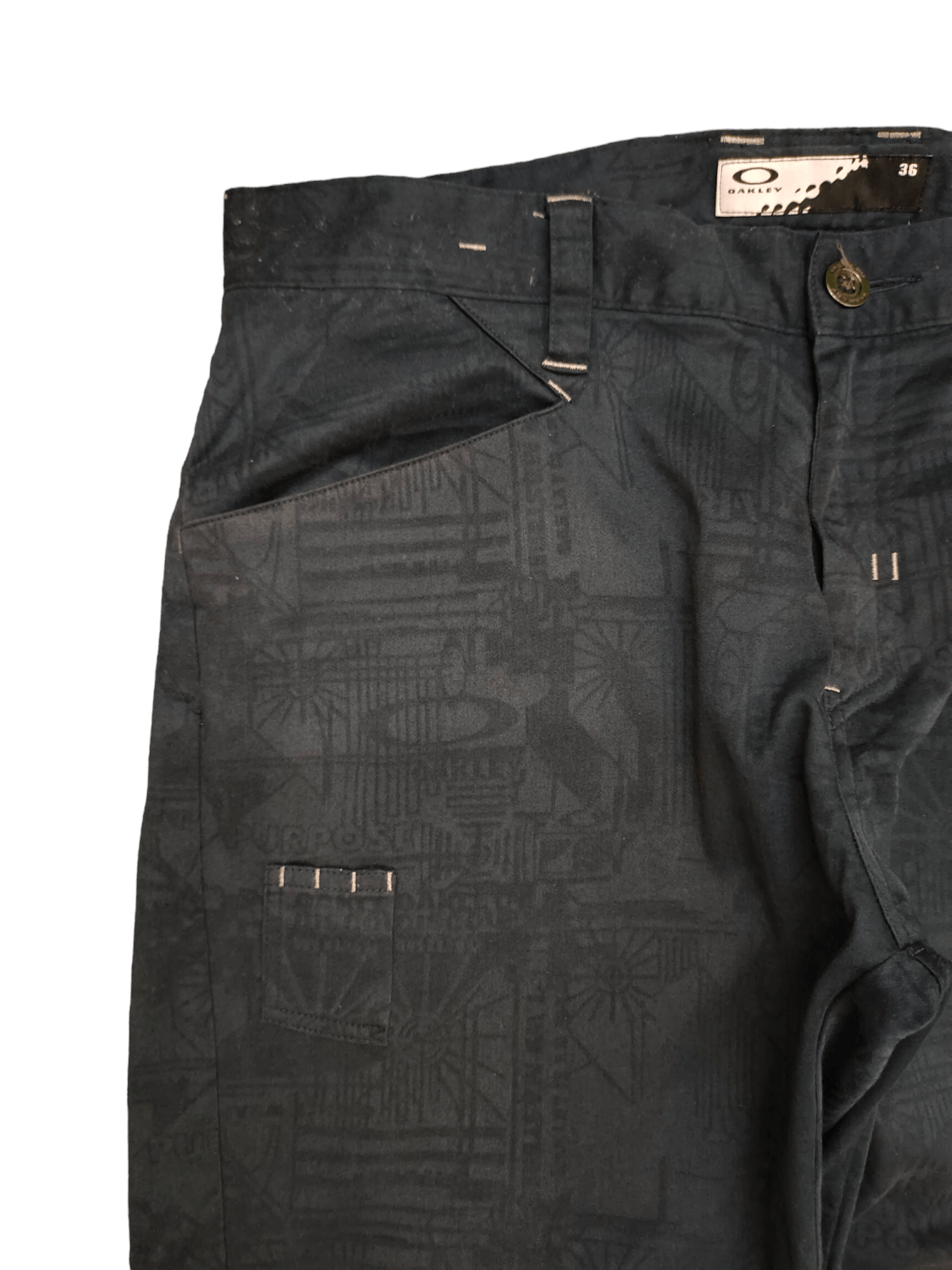 Oakley Vintage Oakley Fullprint Pants Y2k Streetwear Gorpcore Size US 36 / EU 52 - 12 Thumbnail