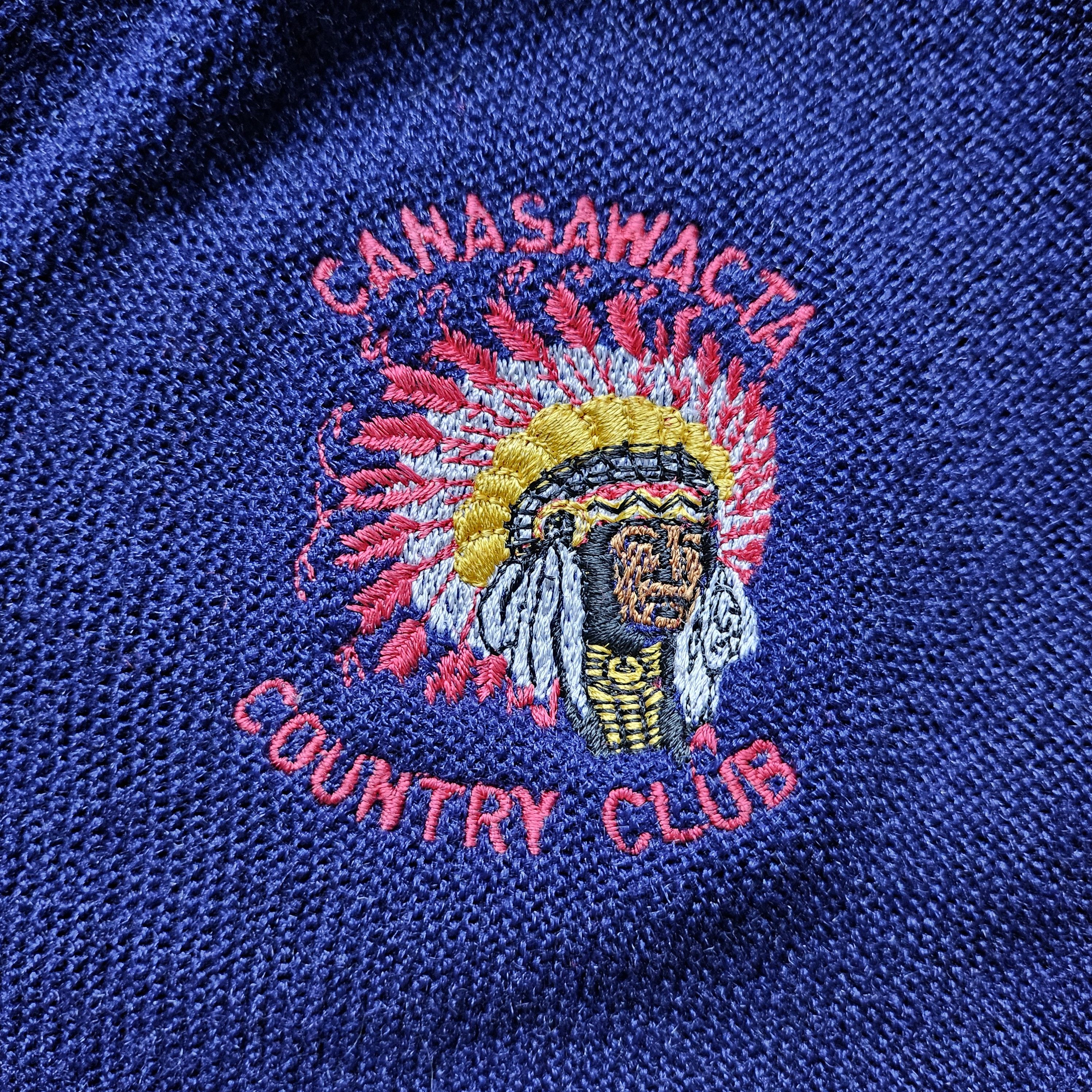 Etonic × Vintage Vintage Navy Etonic SWEATER, Country Club V-Neck Size US L / EU 52-54 / 3 - 4 Thumbnail
