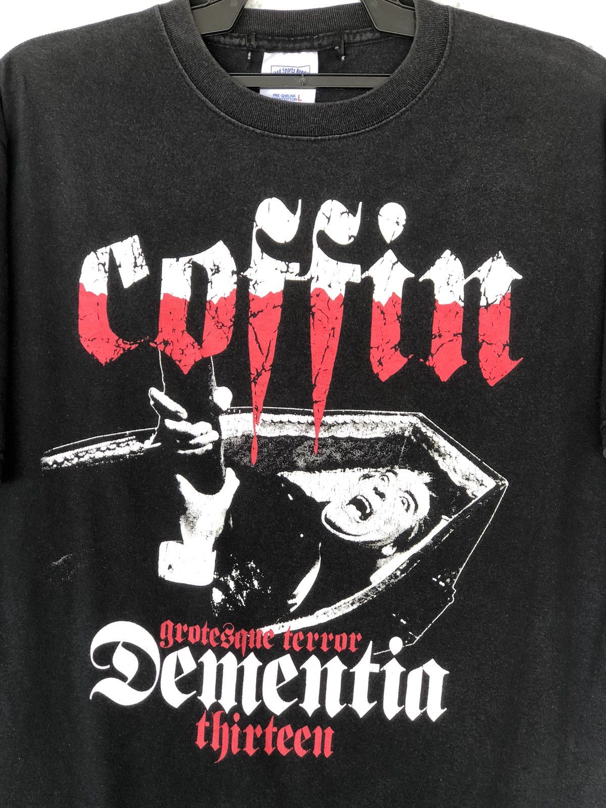 Expert Horror Vintage Dracula Coffin Dementia Horror Rare Tee Size US L / EU 52-54 / 3 - 3 Thumbnail
