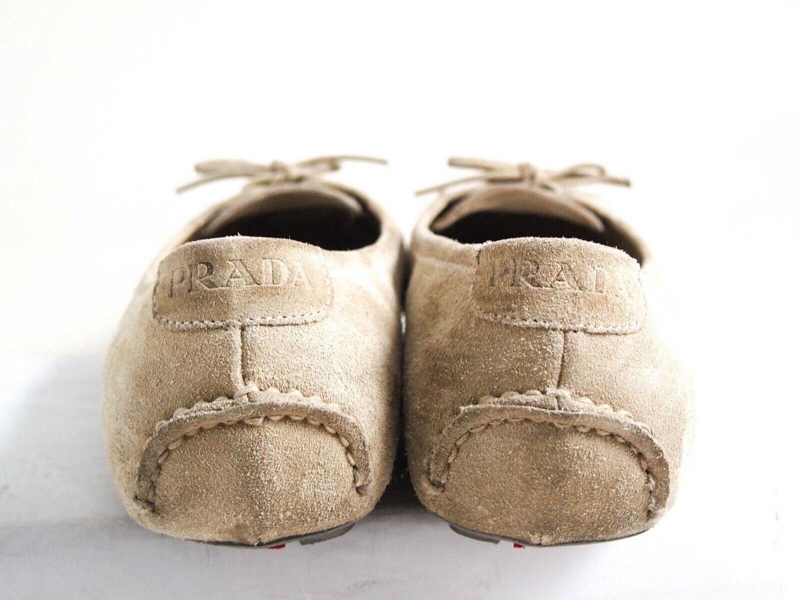 Prada Prada Loafers Beige Suede Women Size EU 36.5 US 6.5 $520 Size US 6.5 / IT 36.5 - 7 Thumbnail