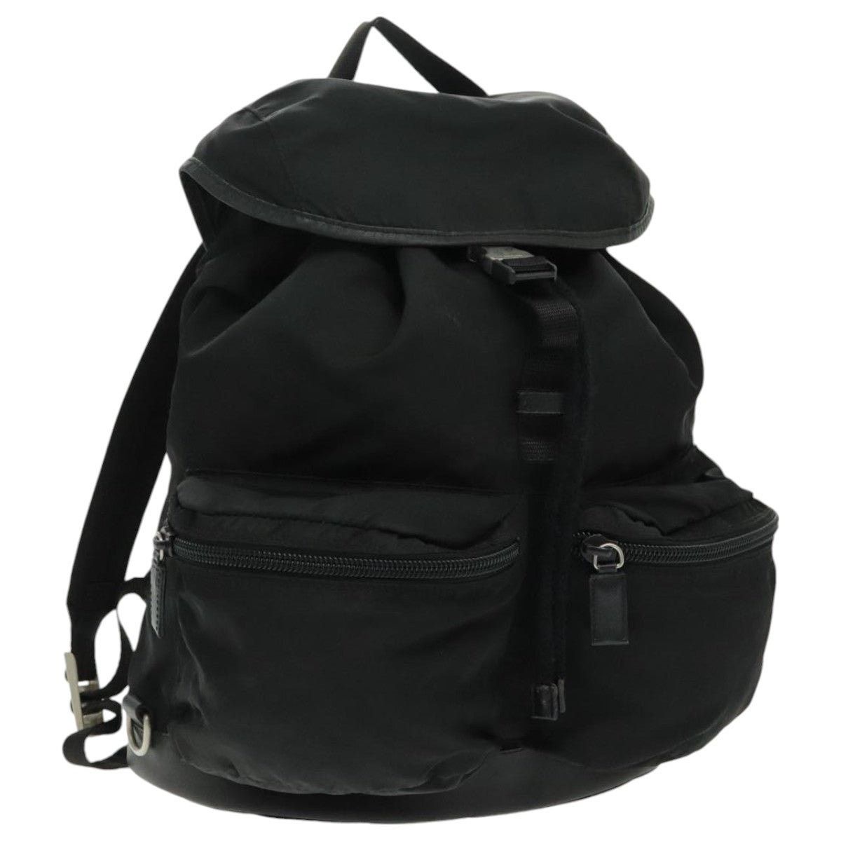 Prada PRADA Backpack Nylon Black Silver Size ONE SIZE - 1 Thumbnail