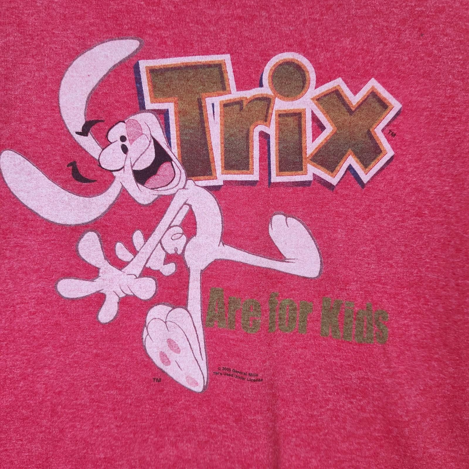 Other Vintage Trix Cereal Tshirt Red Mens Size XL Size US XL / EU 56 / 4 - 2 Thumbnail