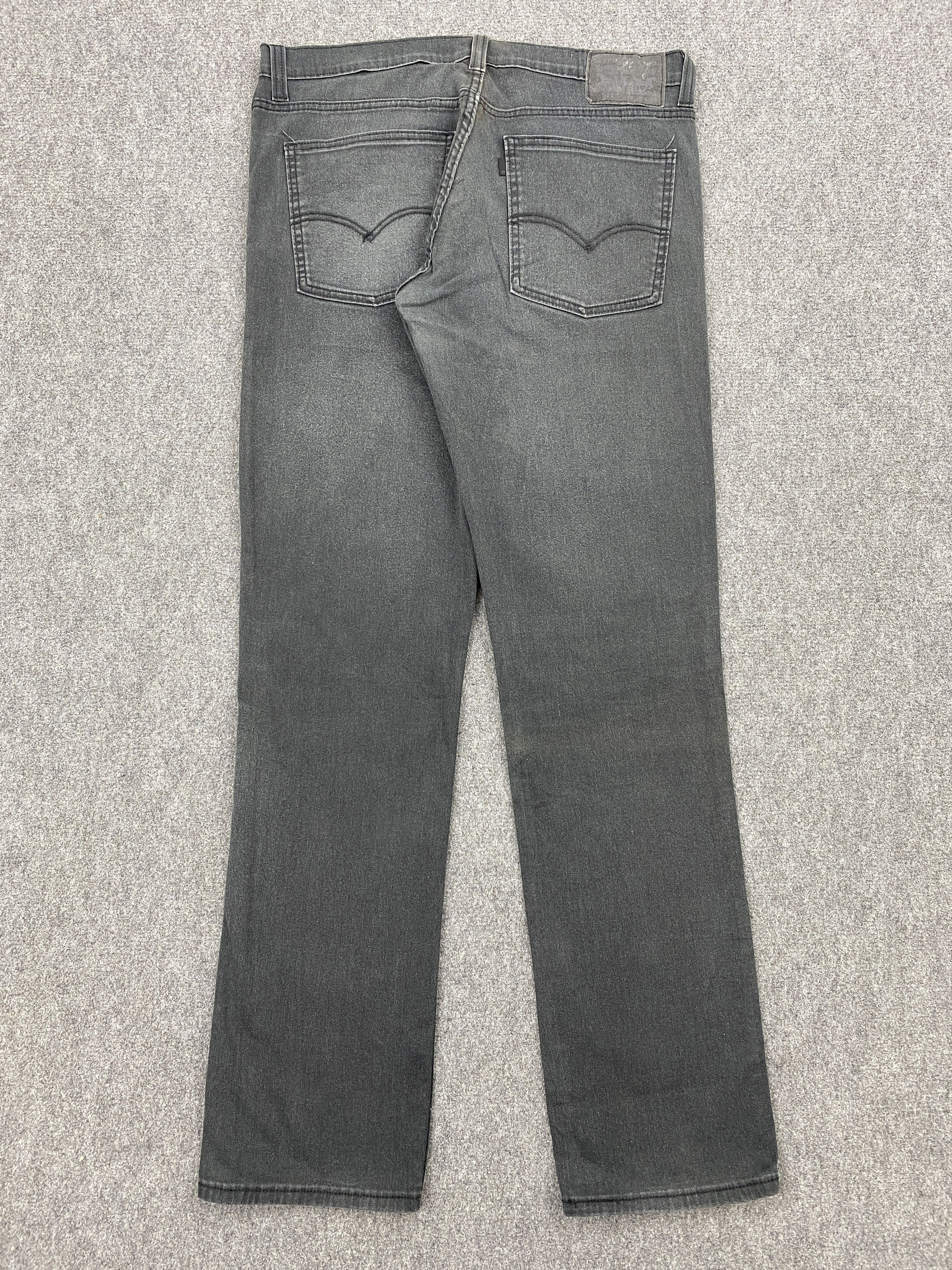 Levi's × Vintage Faded Black Vintage Levis 511 Denim Jeans Size US 34 / EU 50 - 3 Thumbnail