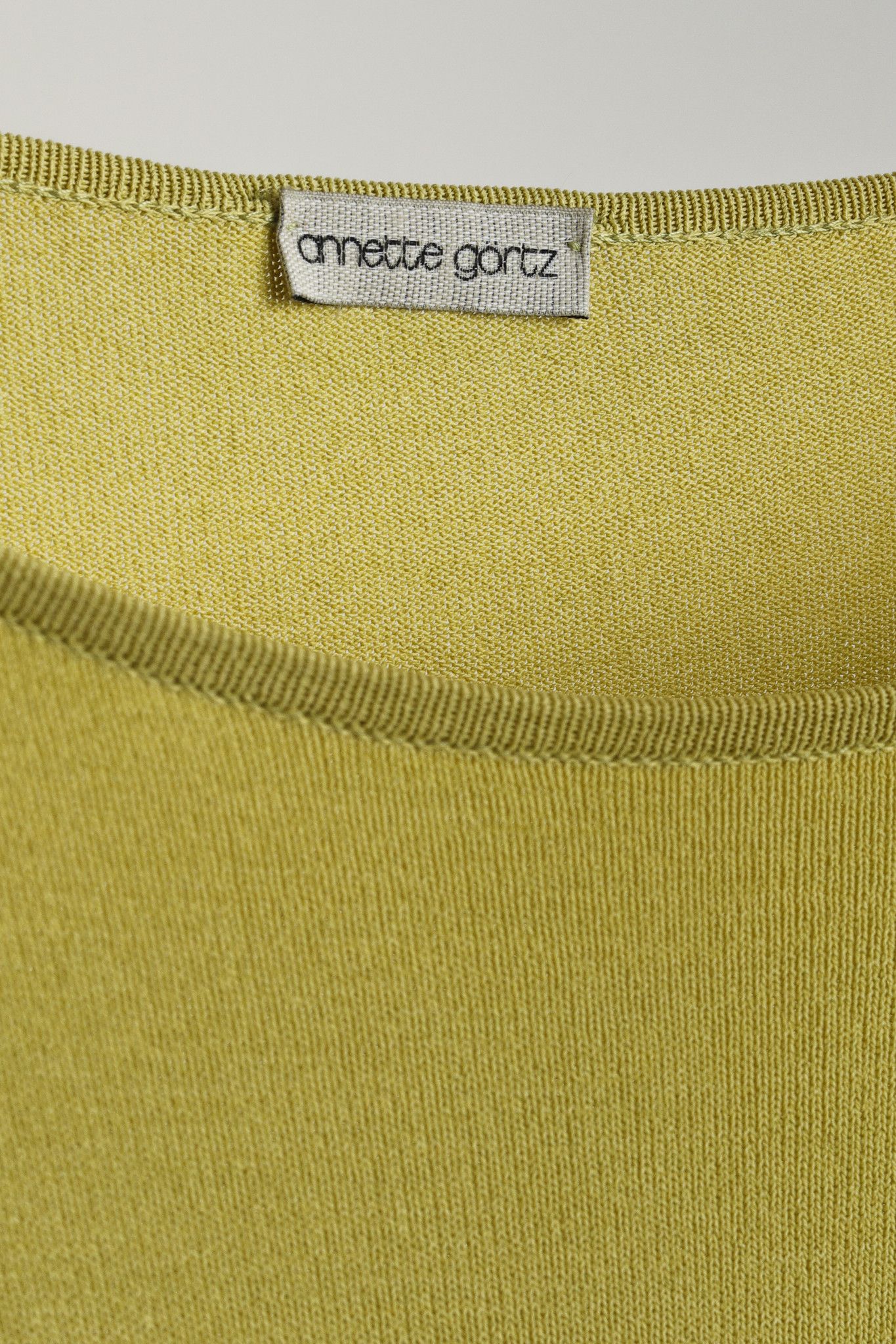 Annette Gortz Annette Gortz SS/13 Liam Yellow Front-Zip Sweater Size S / US 4 / IT 40 - 4 Thumbnail