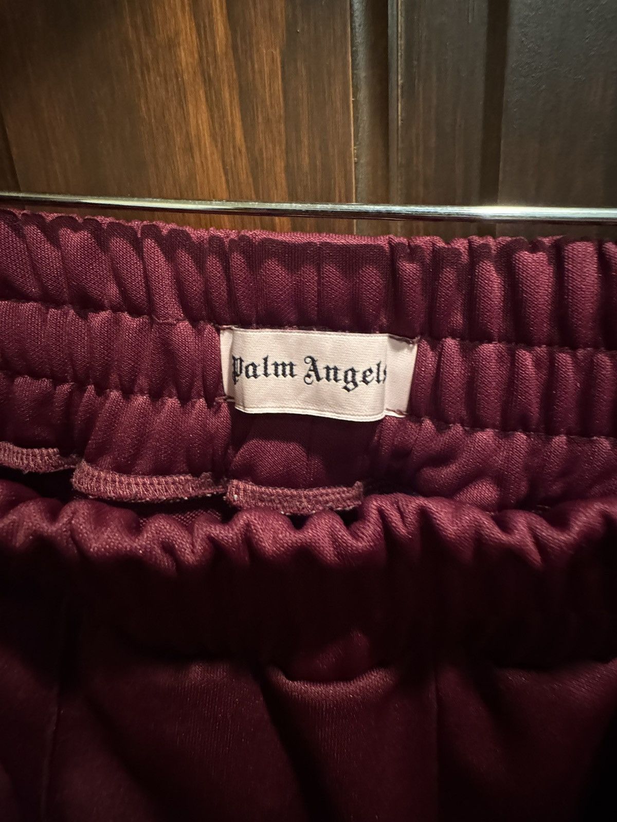 Palm Angels Palm Angels Maroon Track Pants Size US 36 / EU 52 - 4 Thumbnail