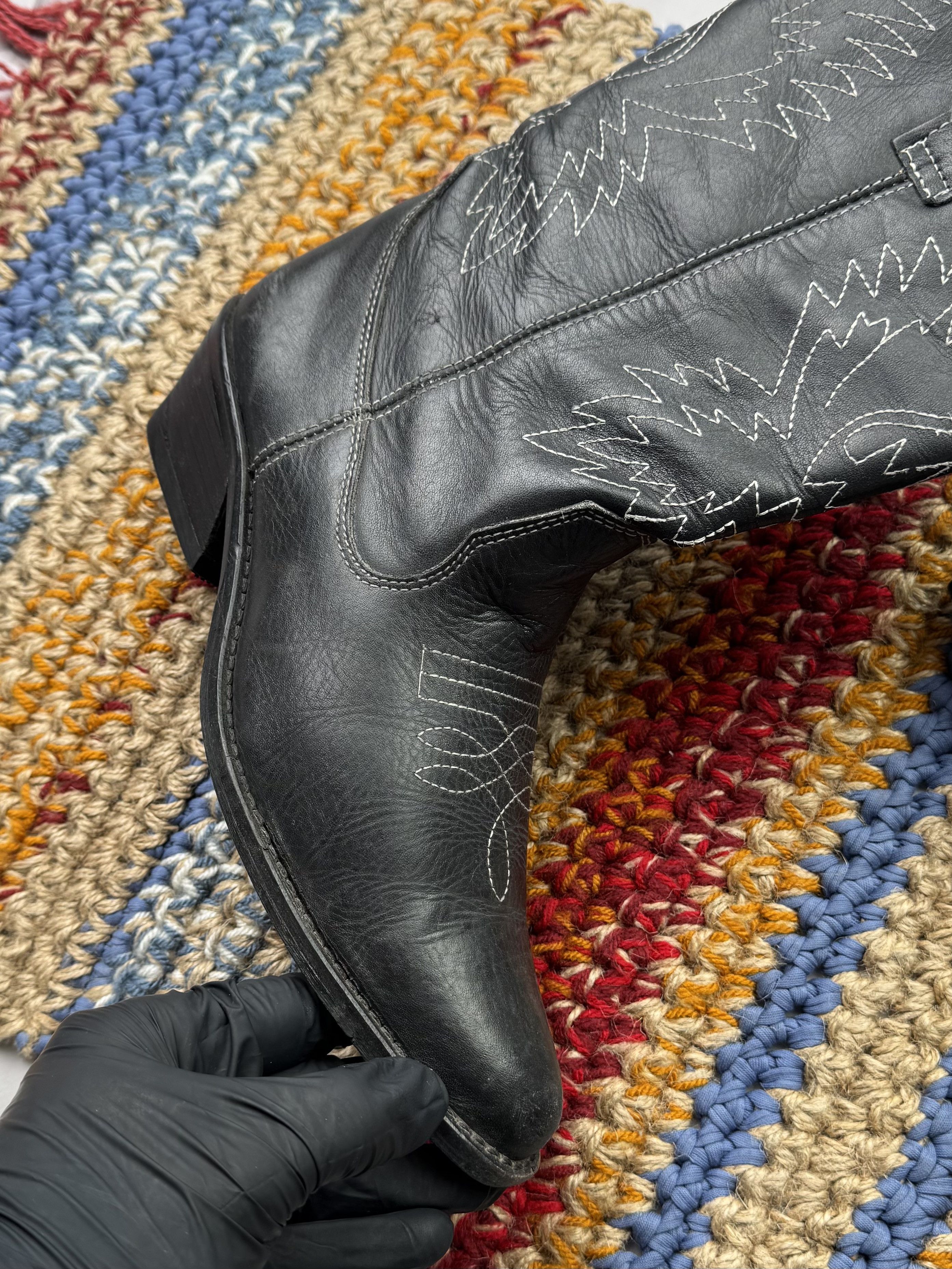 Japanese Brand Vintage Cowboy Boots Size US 7 / IT 37 - 4 Thumbnail