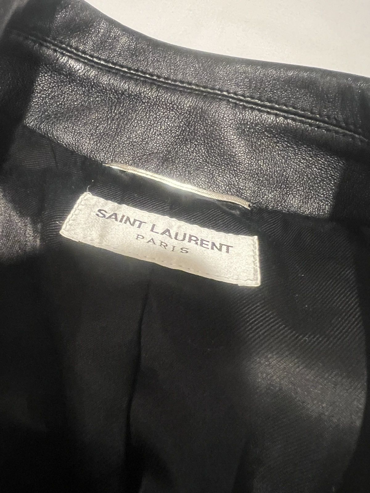 Saint Laurent Paris Saint laurent mens leather jacket 54/44. $6600 Size US L / EU 52-54 / 3 - 13 Thumbnail