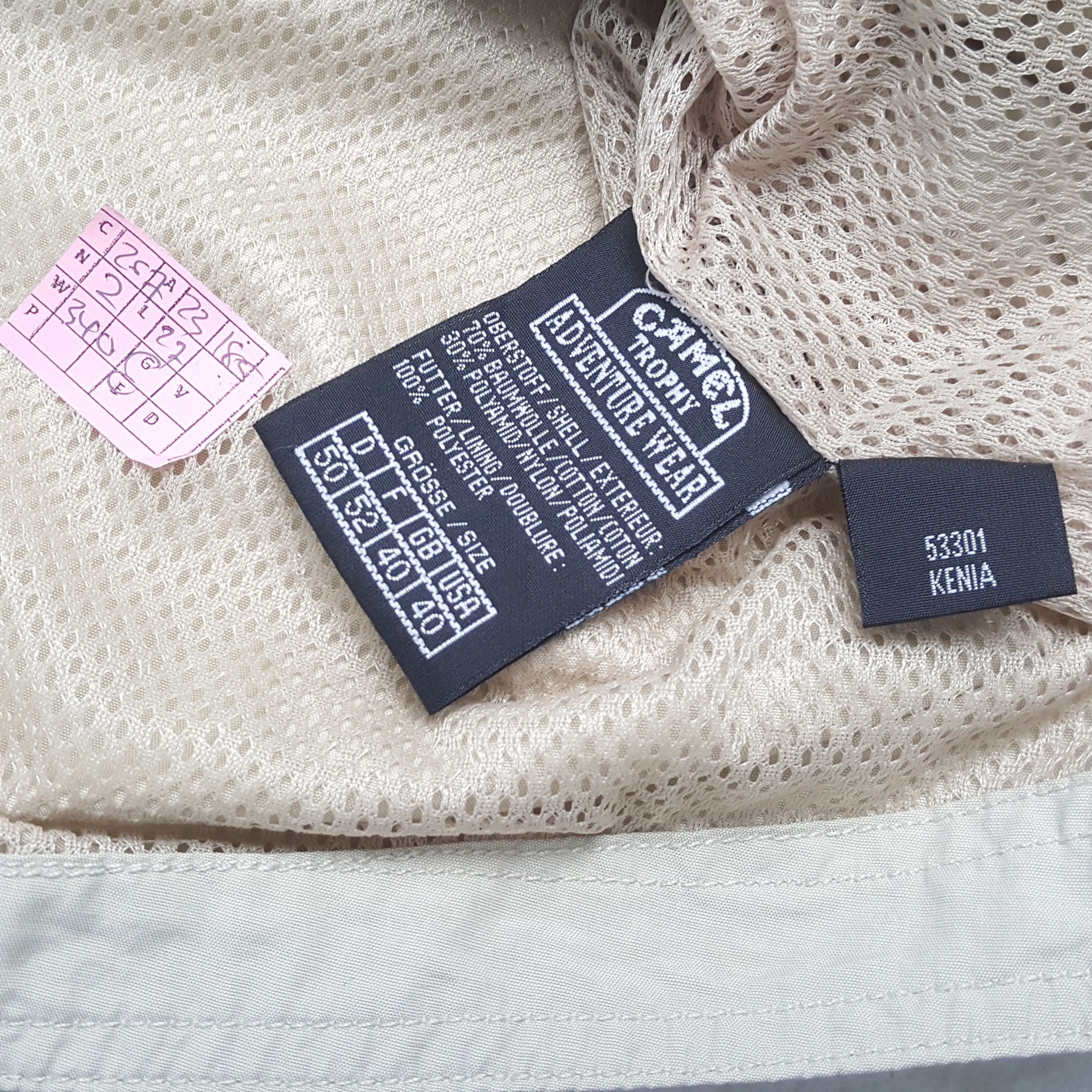 Camel × Vintage CAMEL Adventure Wear Nice Design Vest Size US L / EU 52-54 / 3 - 4 Thumbnail