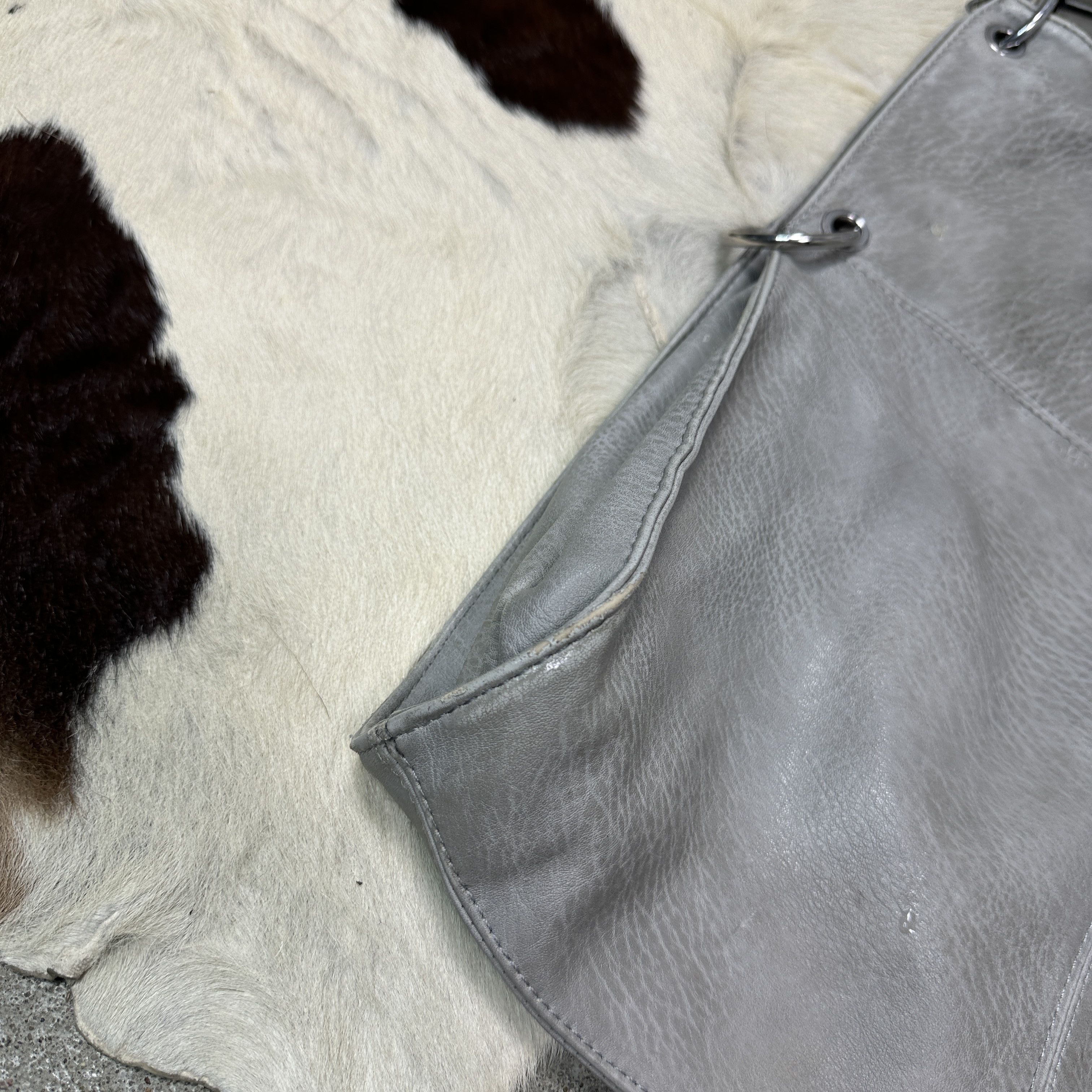Vintage Vintage Avant Garde Opium Faux Leather Hobo Bag Y2K Size ONE SIZE - 4 Thumbnail