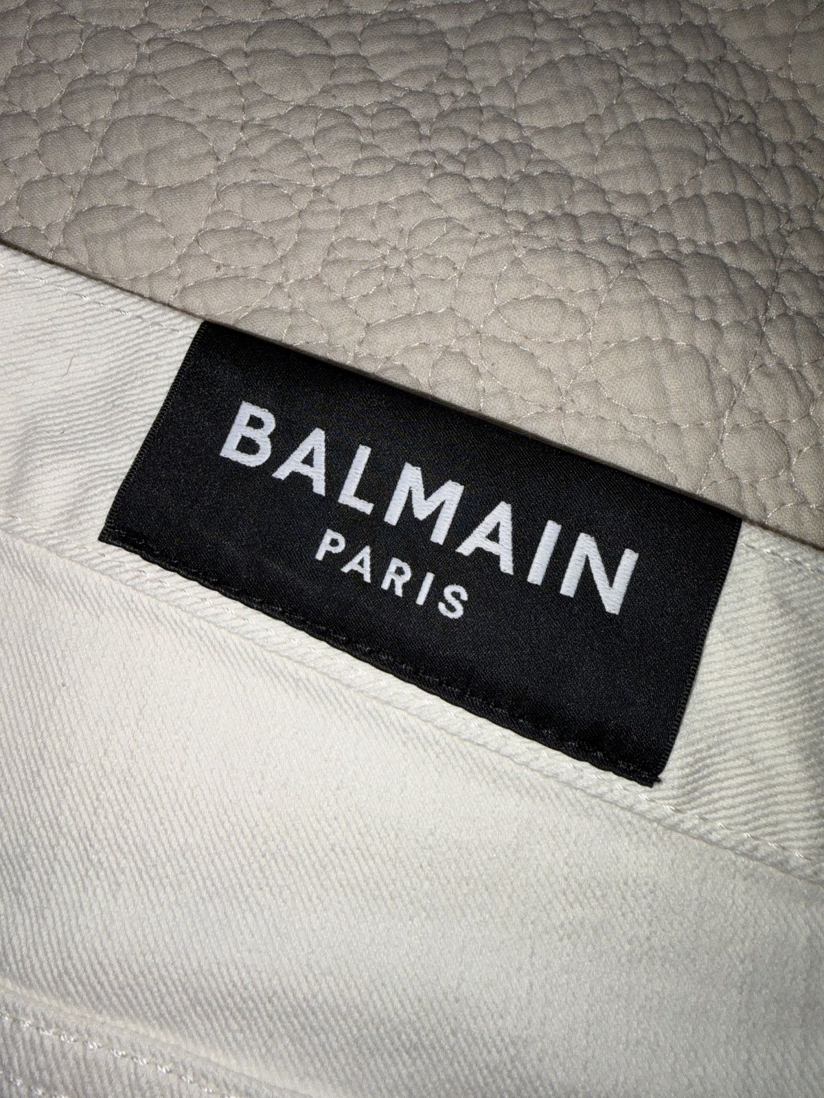 Balmain White Balmain Biker Denim Size US 34 / EU 50 - 4 Thumbnail
