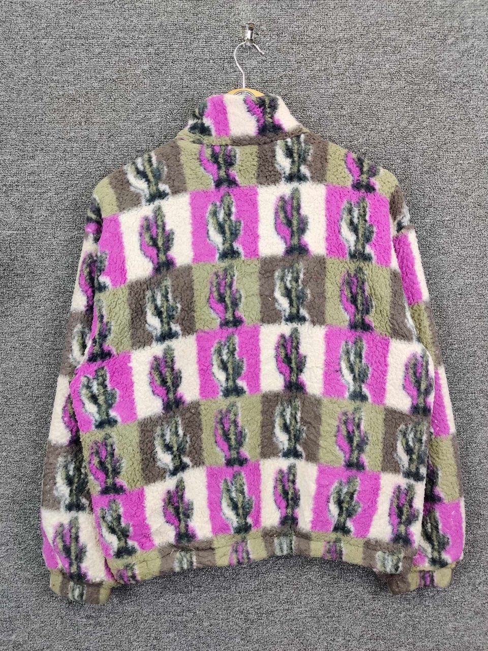 Adidas Vintage Adidas Trefoil Fleece Jacket Nice Design Size US M / EU 48-50 / 2 - 6 Thumbnail
