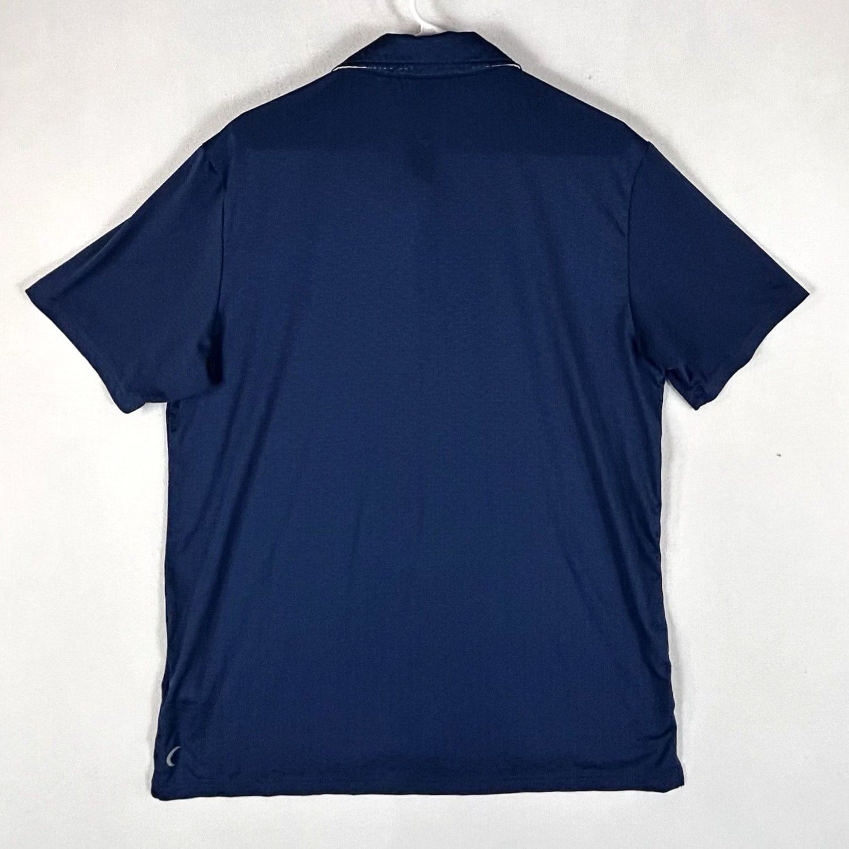 Vintage Zyia Active Polo Shirt Mens XL Blue Short Sleeve Collared Button Performance Golf Activewear Shirt Size US XL / EU 56 / 4 - 5 Thumbnail