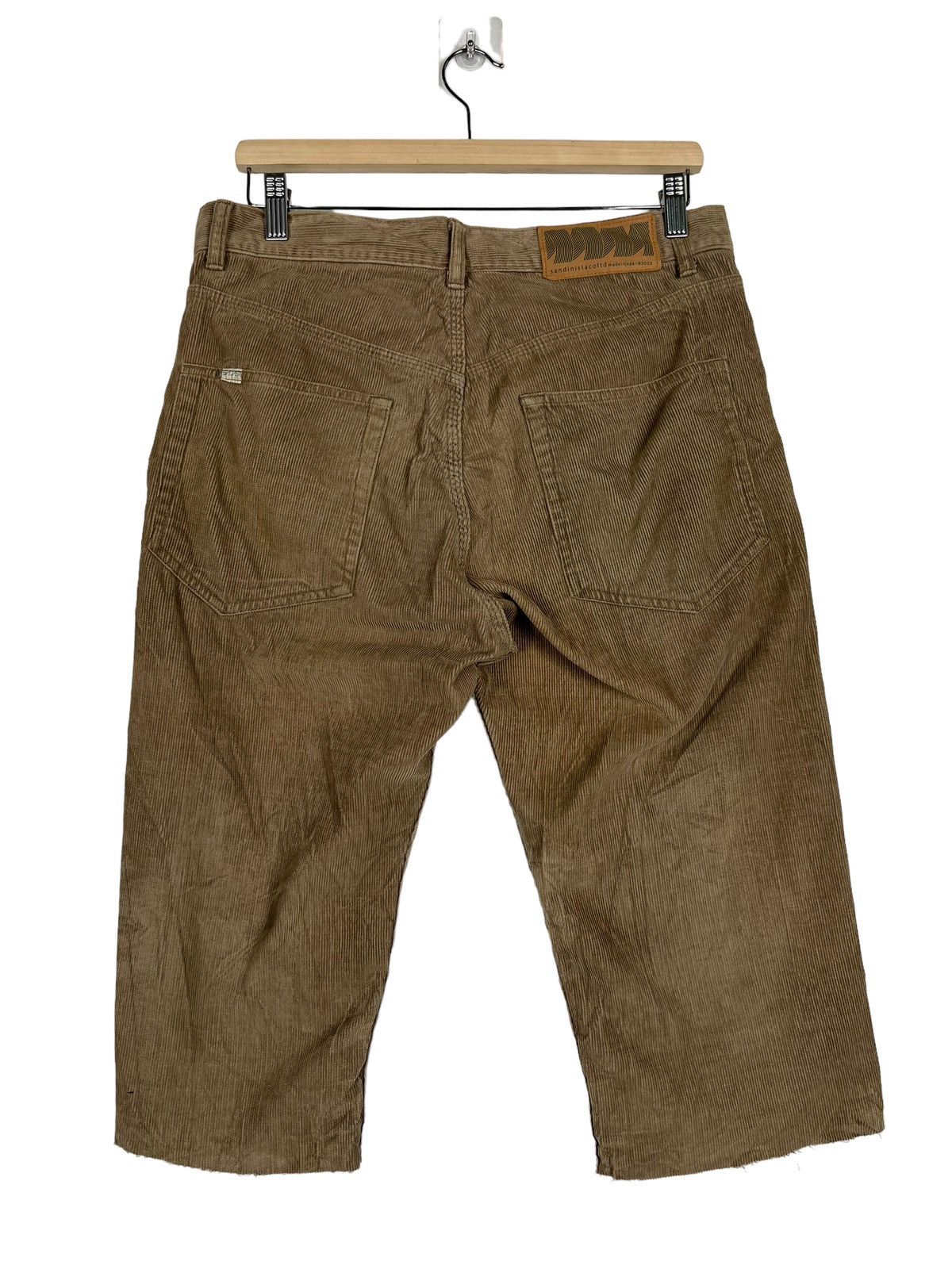 Sandinista MFG 🔥 SANDINISTA JAPAN CORDUROY KHAKIS SHORT PANTS MADE IN JAPAN Size US 32 / EU 48 - 7 Thumbnail