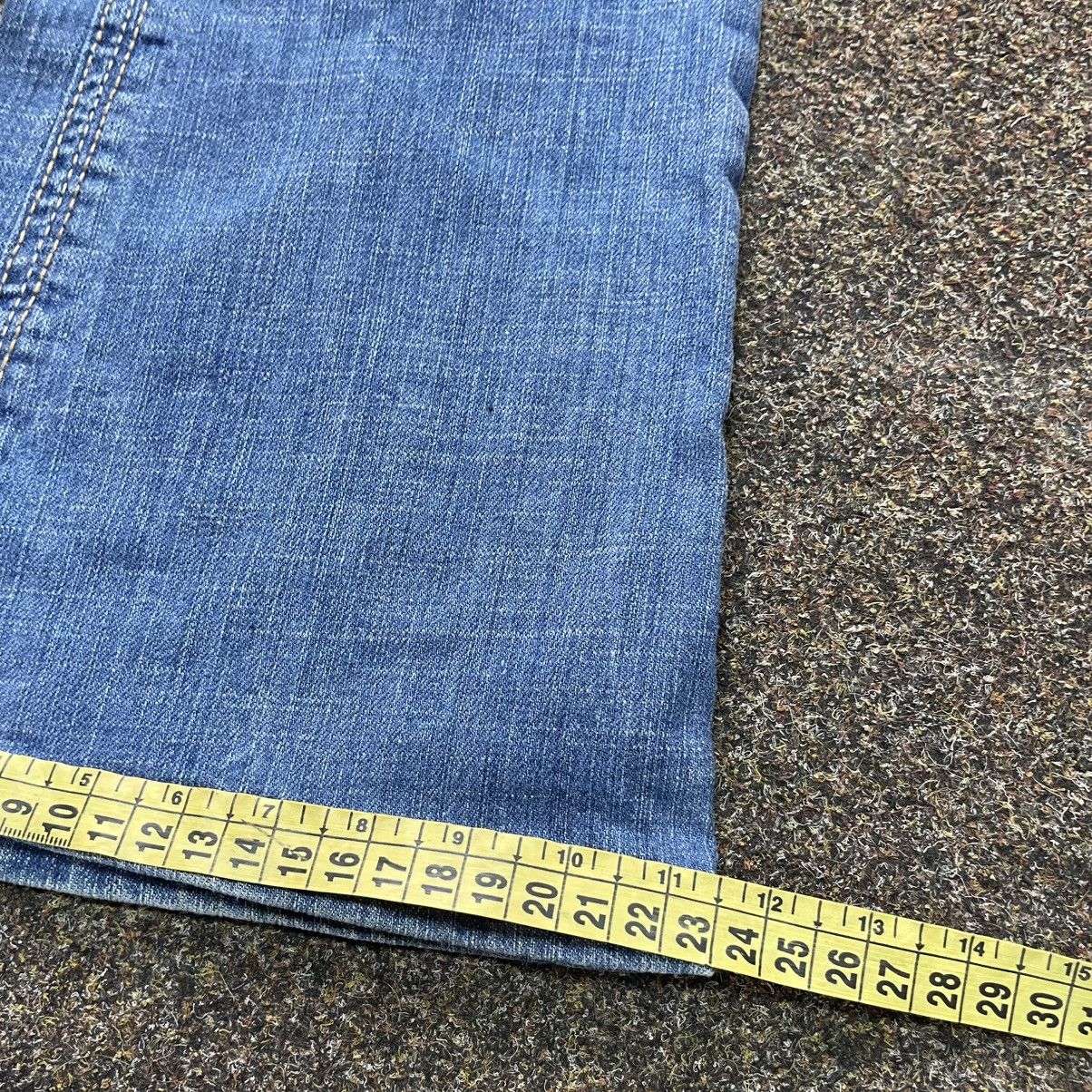 Vintage Y2K Vintage Flared Bootcut Jeans Sun Faded Skate Baggy Logo Size 32" / US 10 / IT 46 - 8 Thumbnail