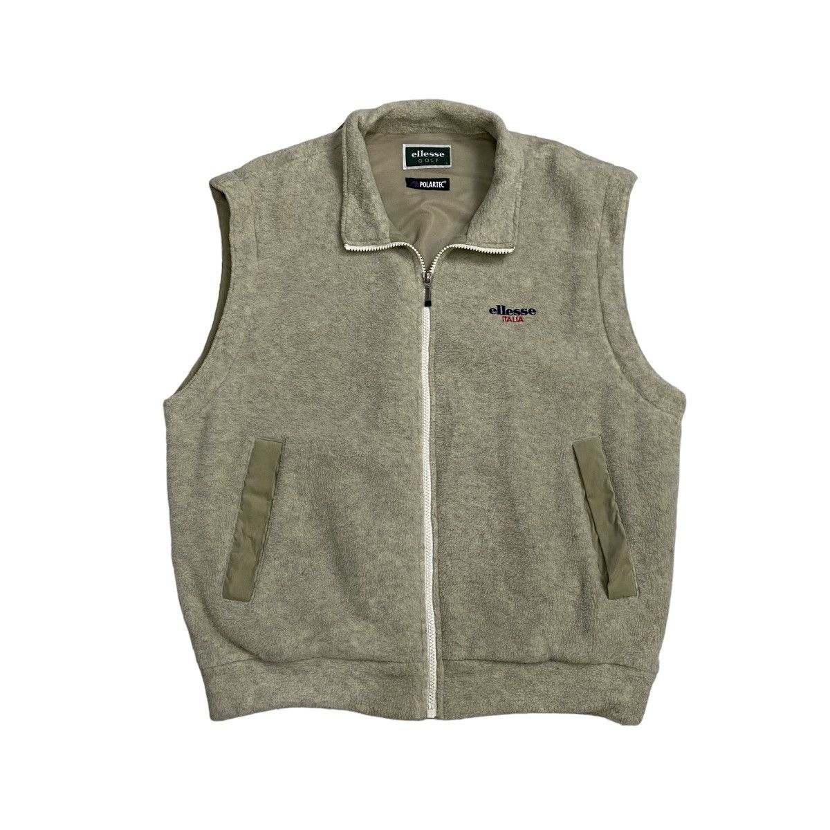 Ellesse × Polartec Vintage 90's Ellesse X Polartac fleece vest Size US L / EU 52-54 / 3 - 5 Thumbnail